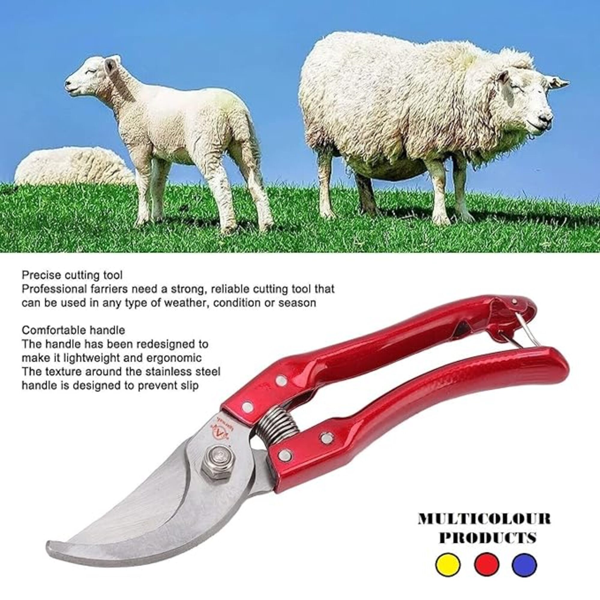 Agarwals Hoof Cutting Scissor Shears Manual for Cow , Horse, Pig, Goat and Sheep