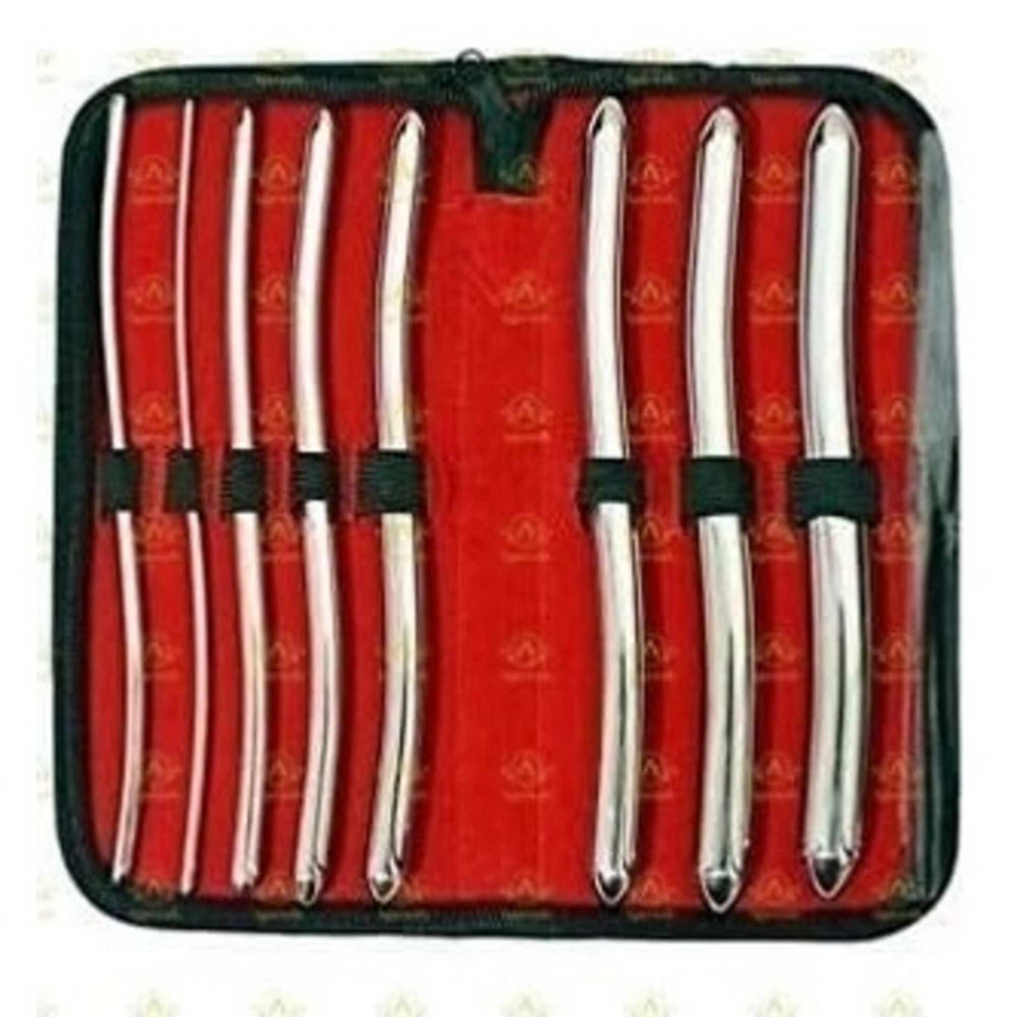 Agarwals Hegars Dialator Set Of 8 Stainless Steel With Pouch