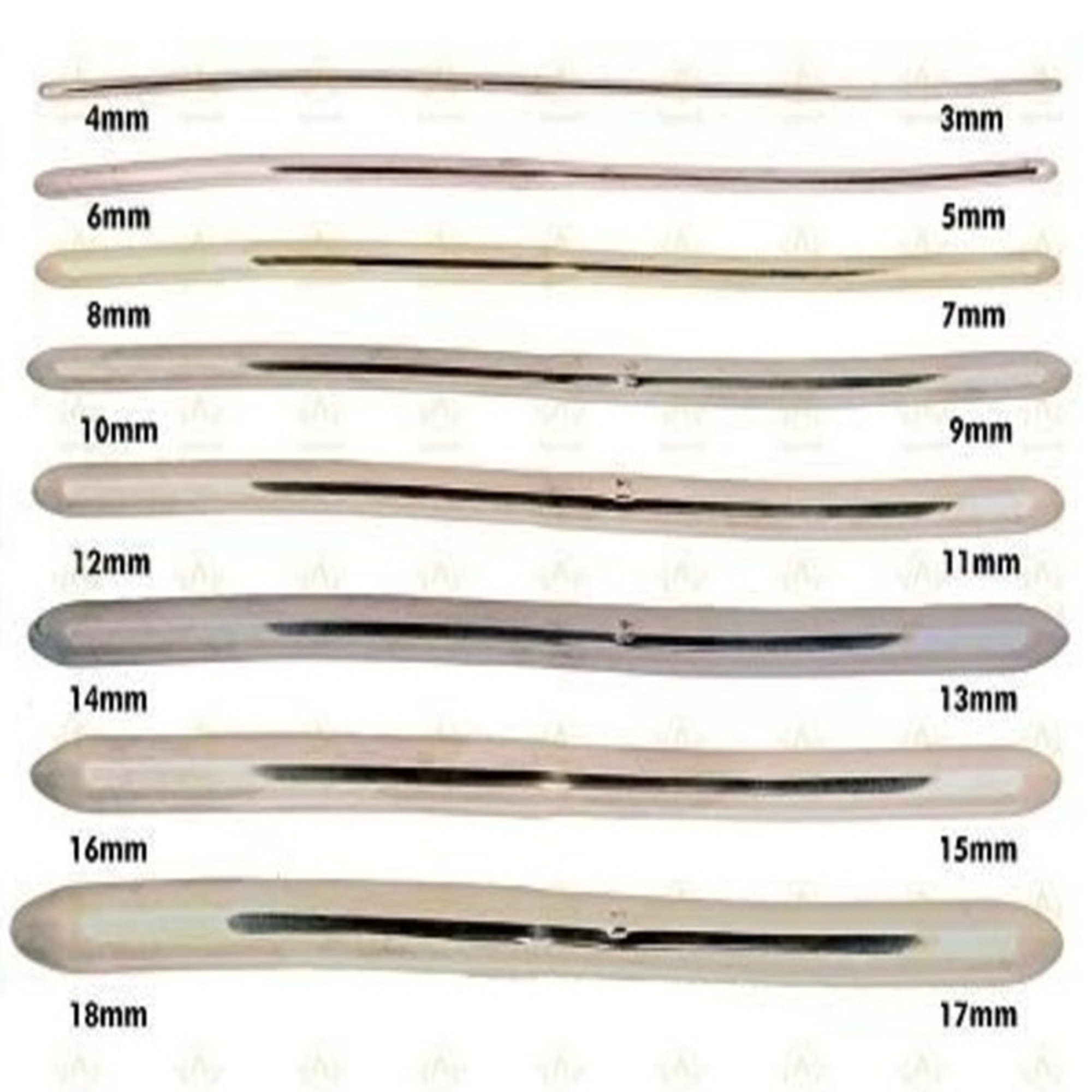 Agarwals Hegars Dialator Set Of 8 Stainless Steel With Pouch