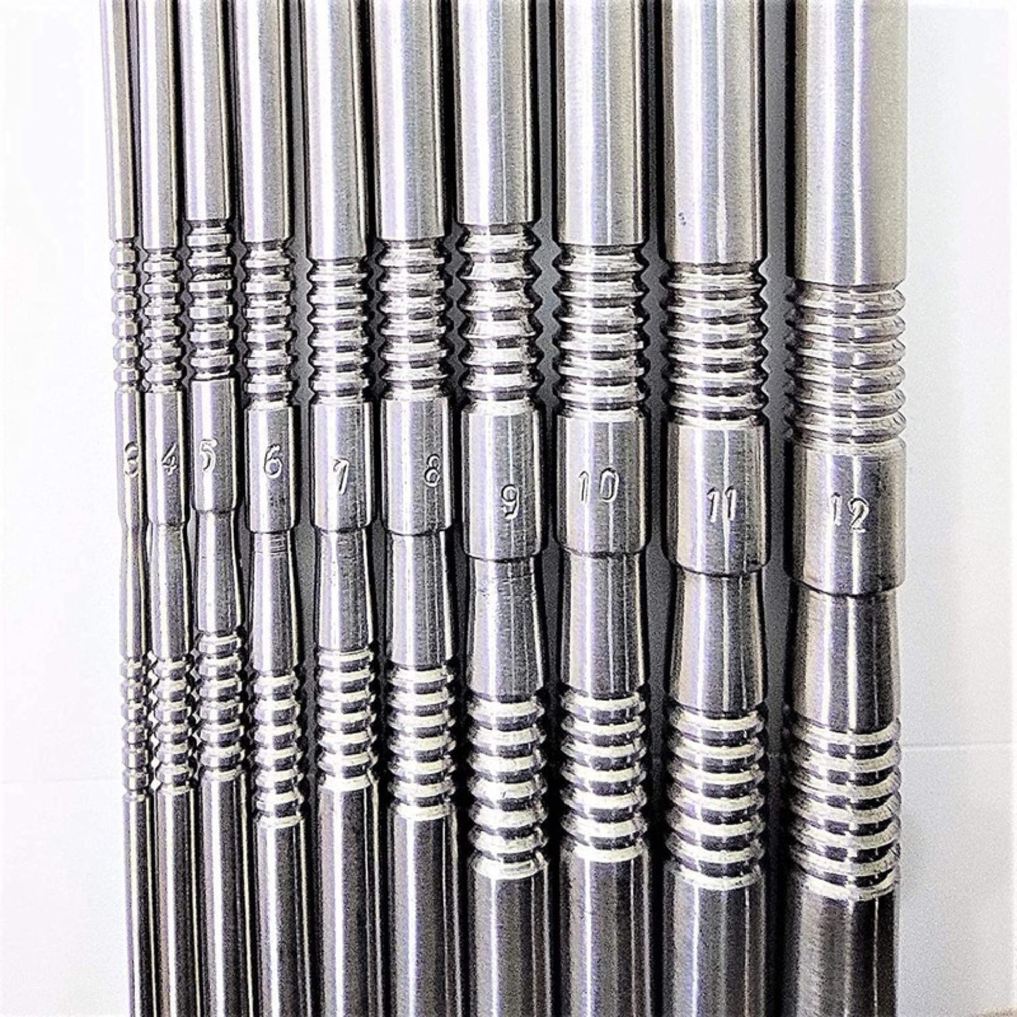 Agarwals Hegars Dialator Set Of 10 Stainless Steel With Pouch