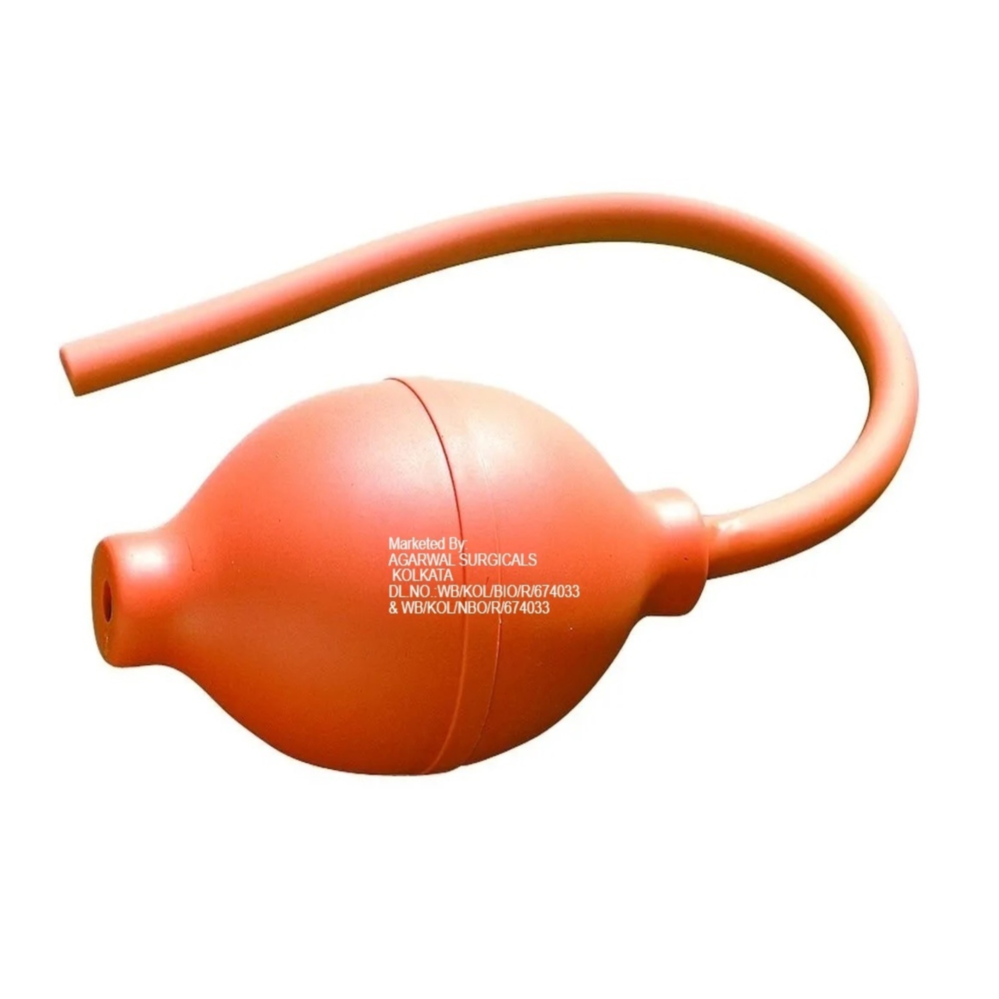 Agarwals Rubber Bed Pan National With Automizer Bulb