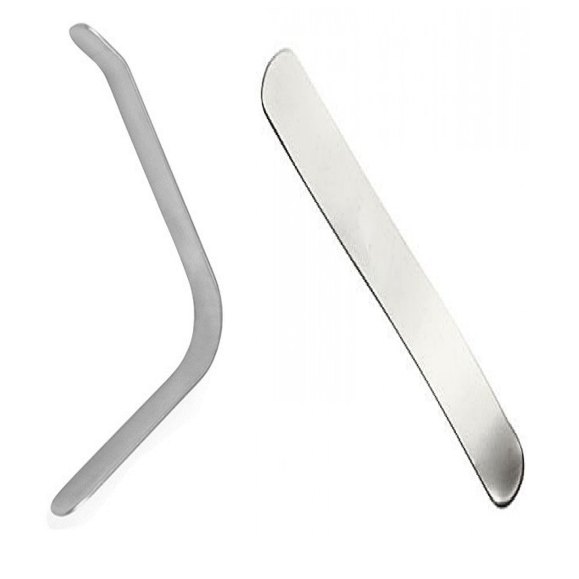 Agarwals Tongue Depressor Straight & L Shape(Set Of 2)