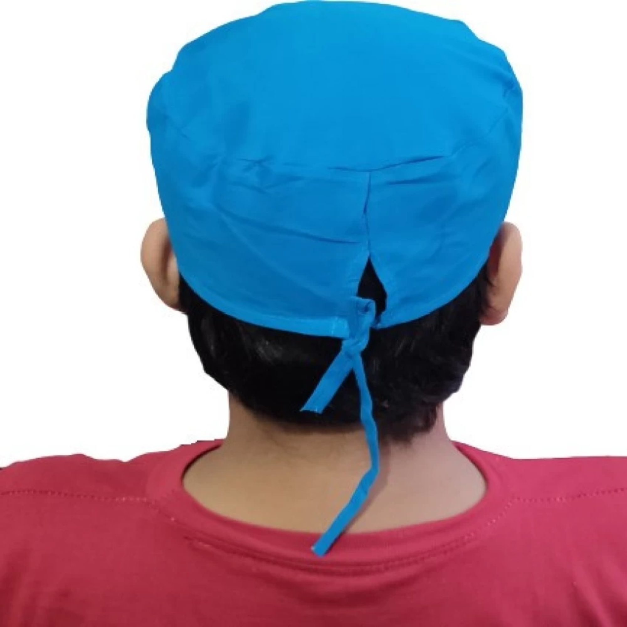 Agarwals Surgical Cotton Head Cap Sky Blue