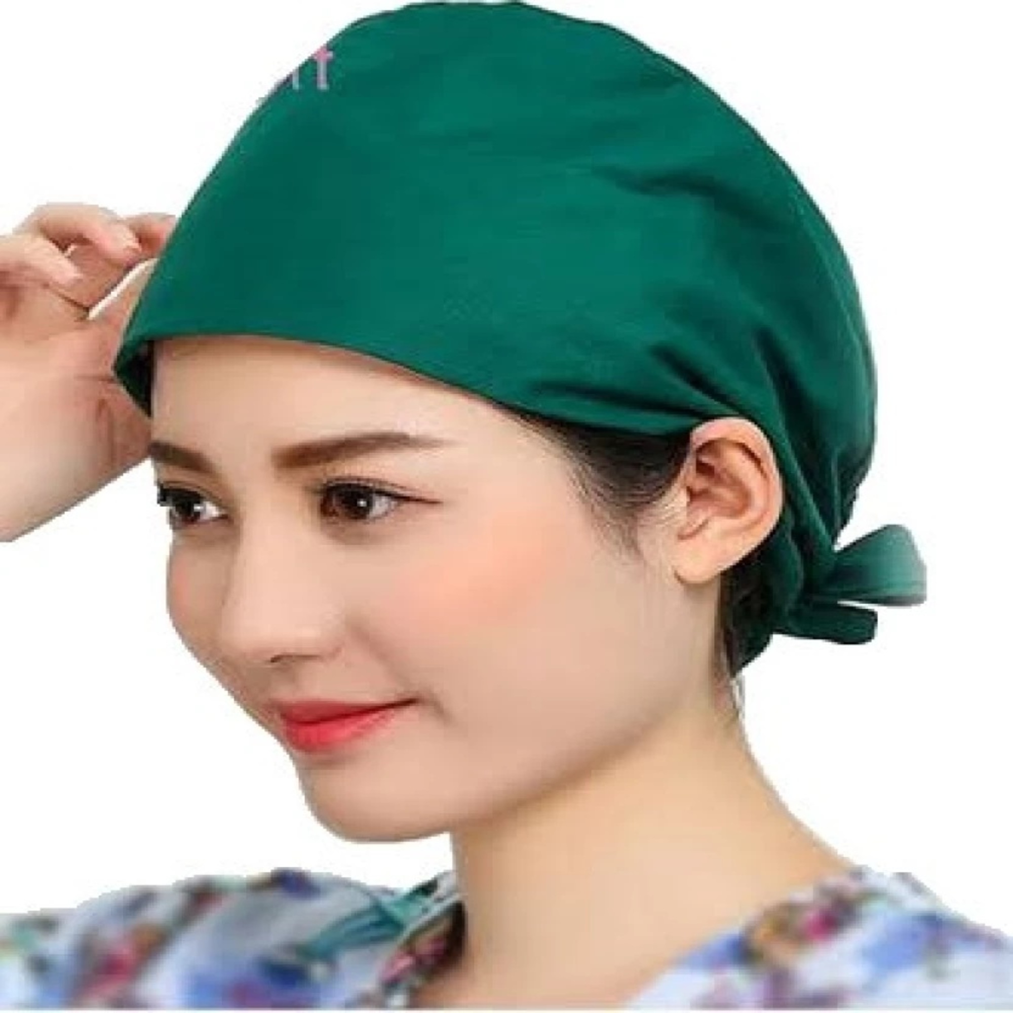 Agarwals Surgical Cotton Head Cap Green