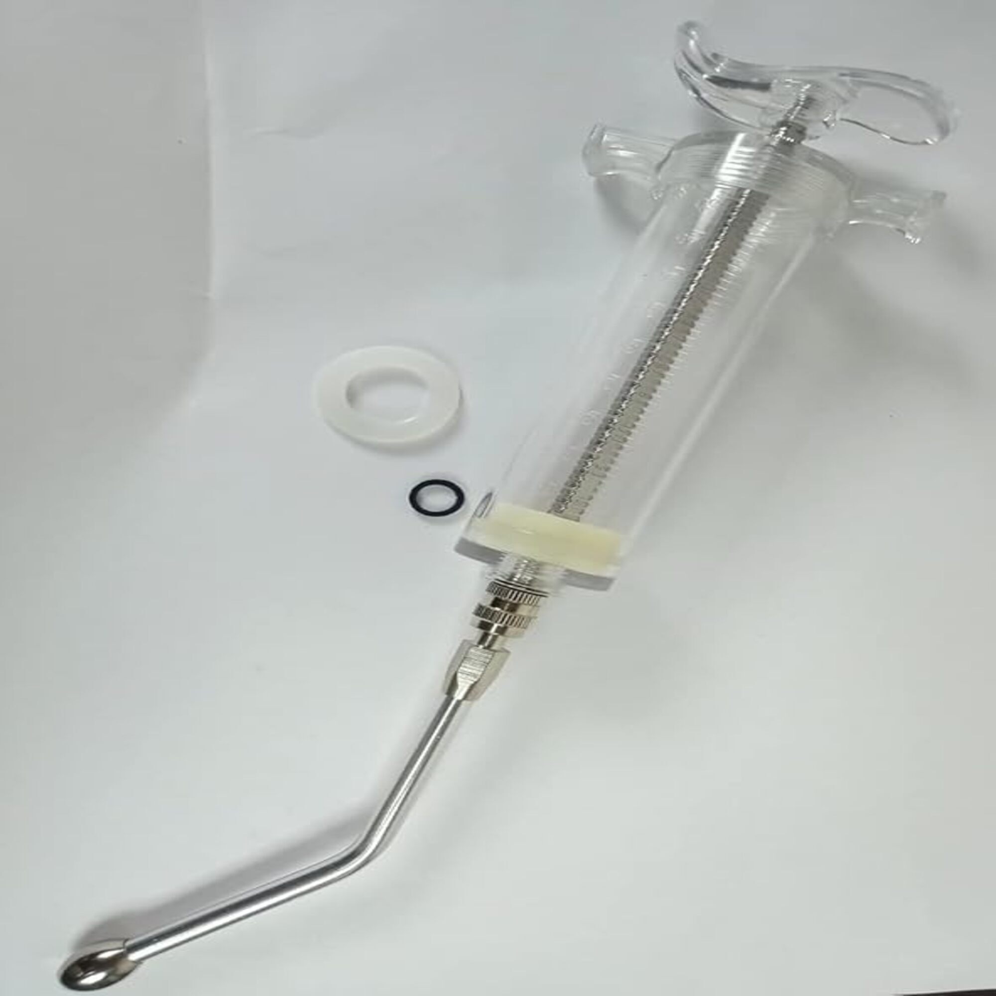 Agarwals 20ml Oral Feeding Syringe Transparent Luer Lock for Veterinary Use