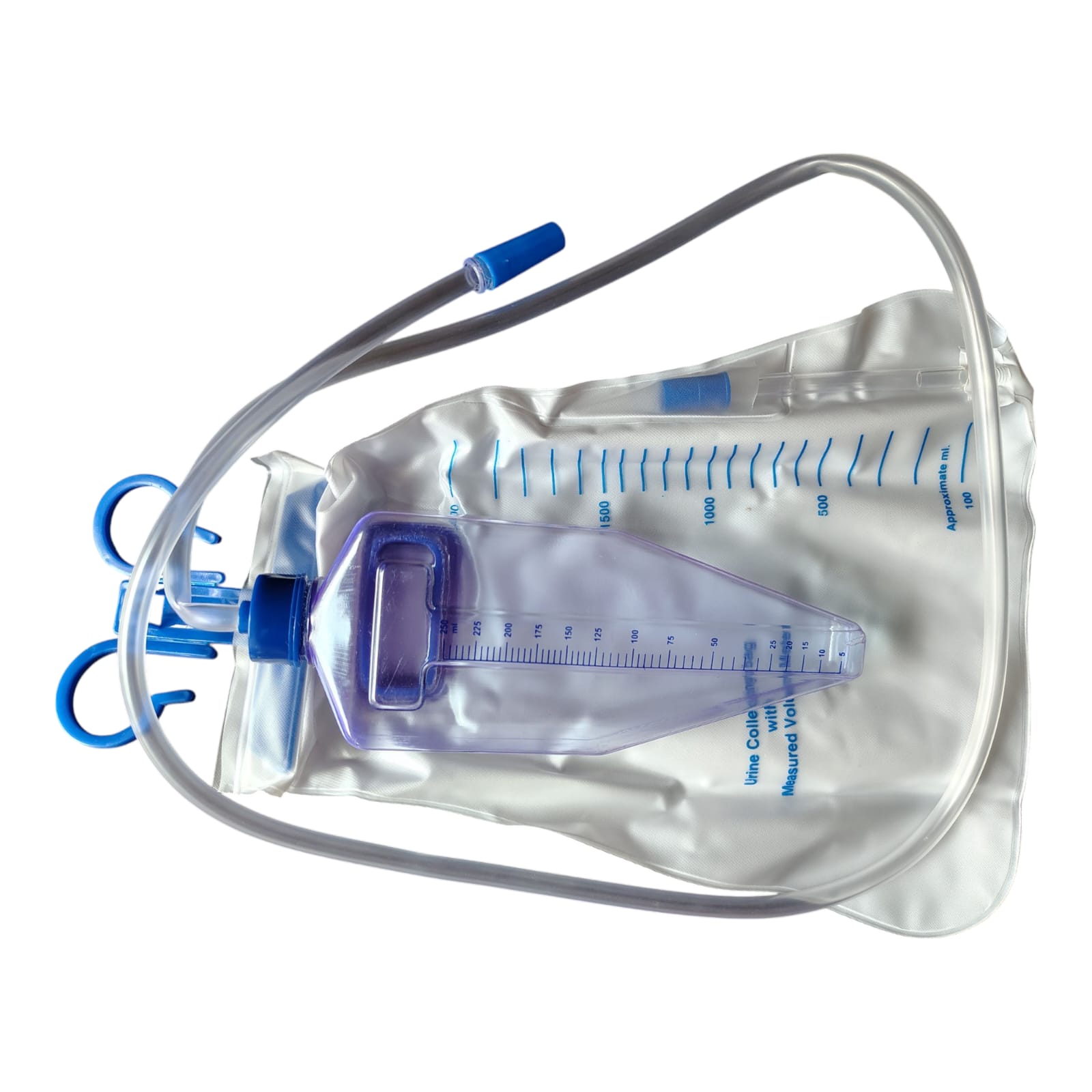 Agarwals Urometer Urine Collecting Bag with Measured Volume Chamber (2000ML)