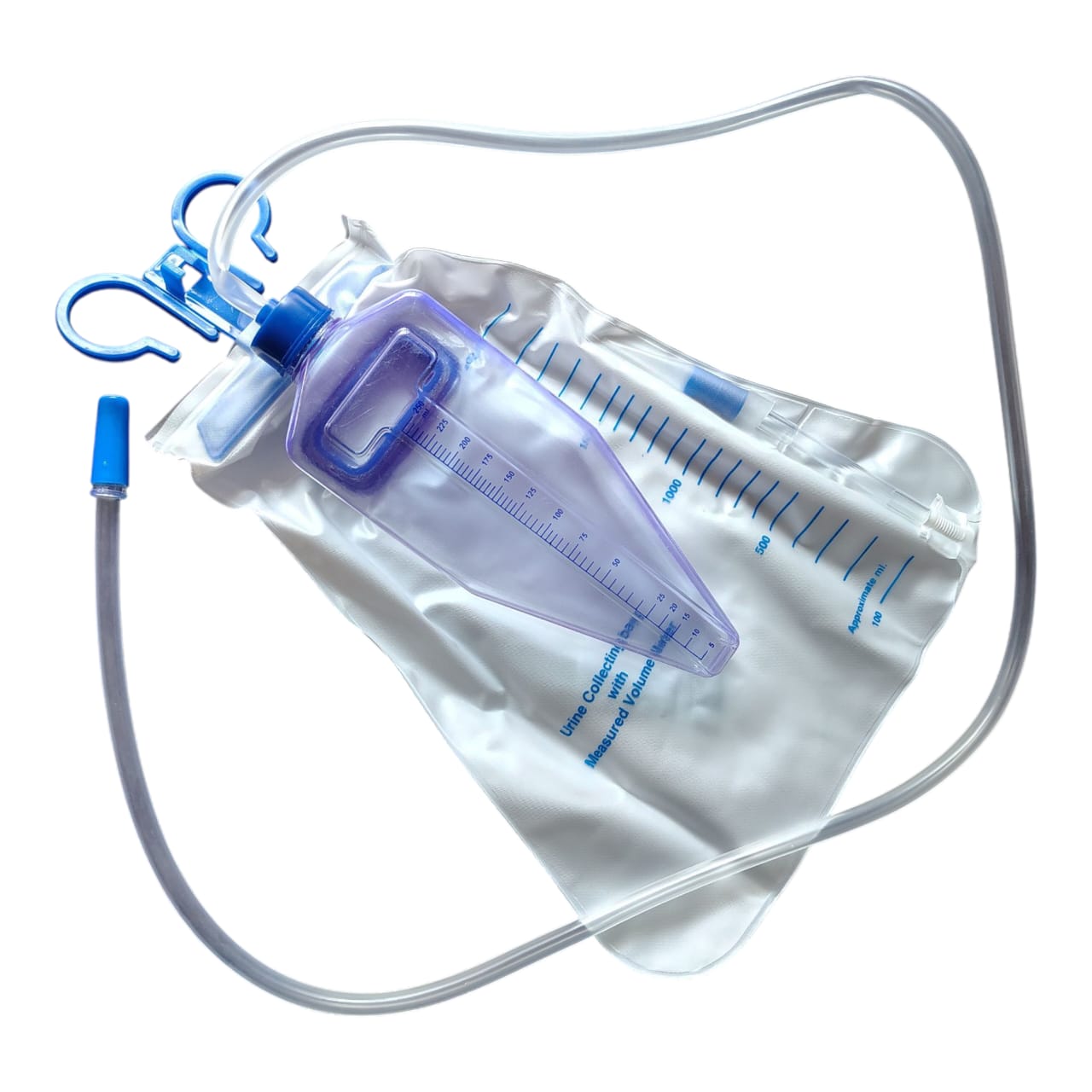 Agarwals Urometer Urine Collecting Bag with Measured Volume Chamber (2000ML)