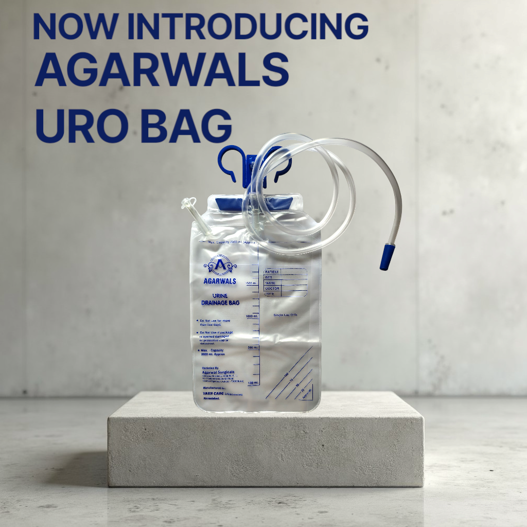 Agarwals Premium UroBag Urine Collecting Bag (2000ml) 