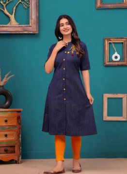 Women's Blue Kurti