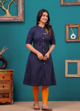 Women's Blue Kurti