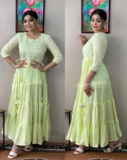 Elegant Light Green Maxi Dress