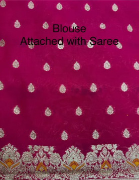 Elegant Maroon Banarasi Silk Saree