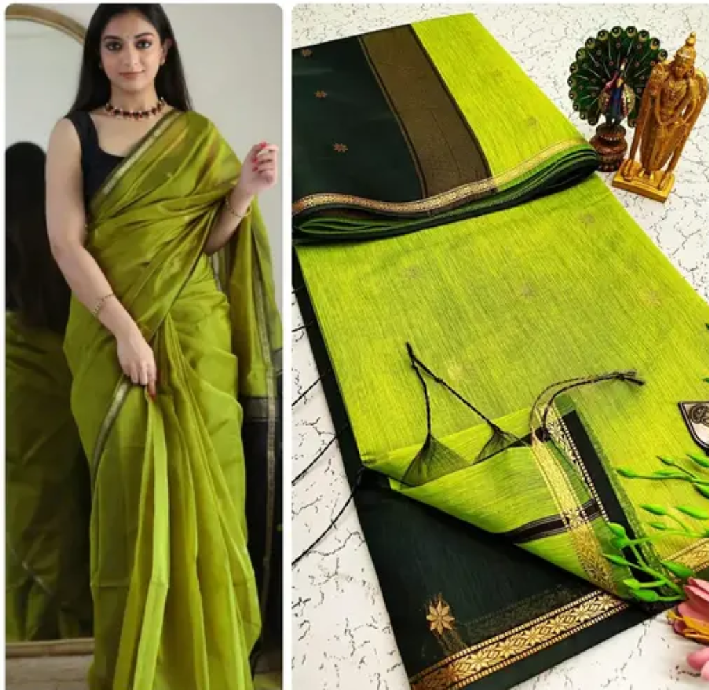 Elegant Green Saree