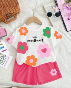 Children's Floral Outfit
