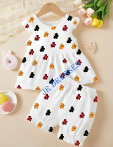 Children's Floral Dress Set