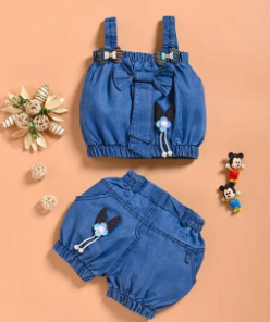 Toddler's Denim Outfit Set