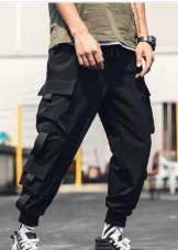 Black Cargo Pants