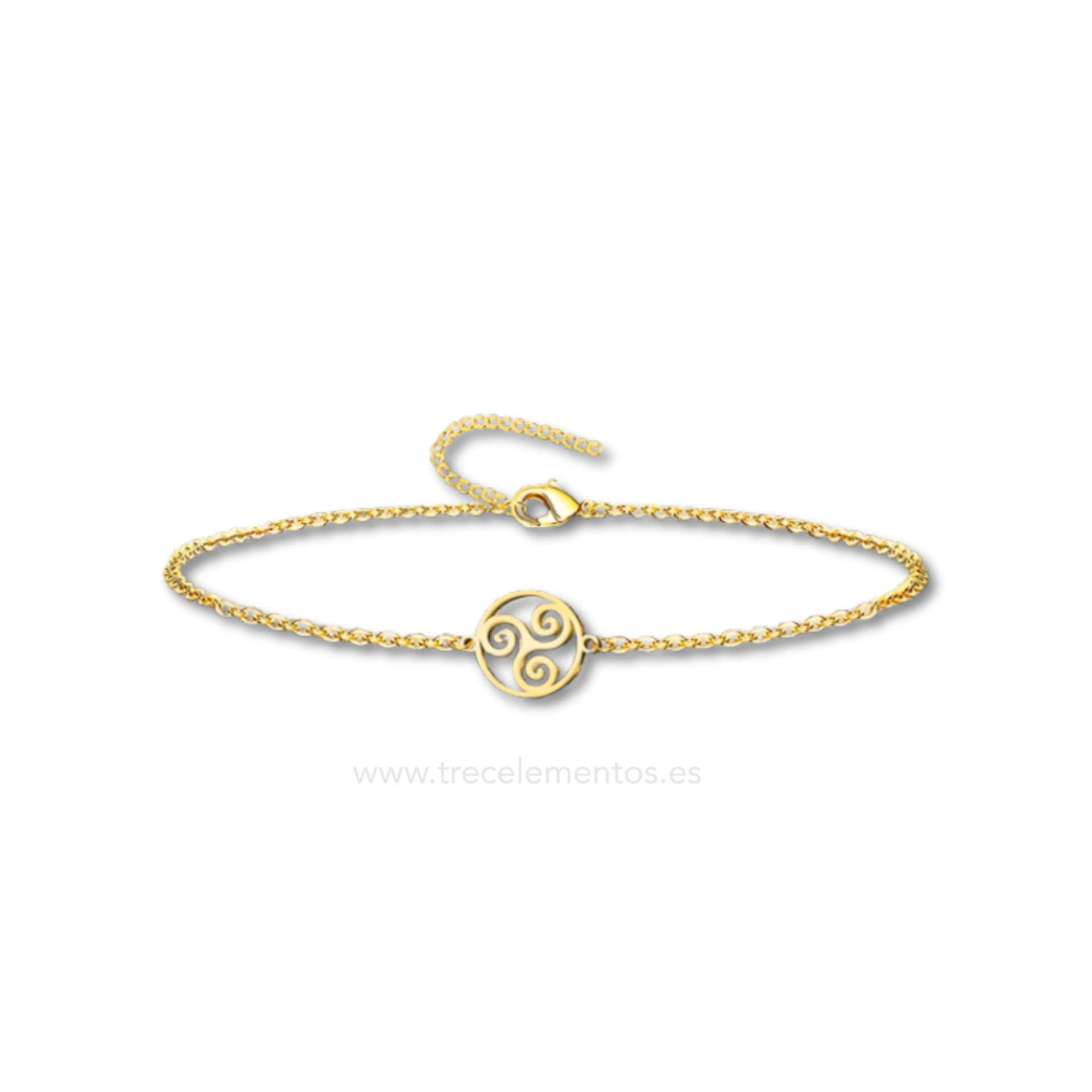 Pulsera  Acero Trisquel Celta – Protección · Energía · Sabiduría