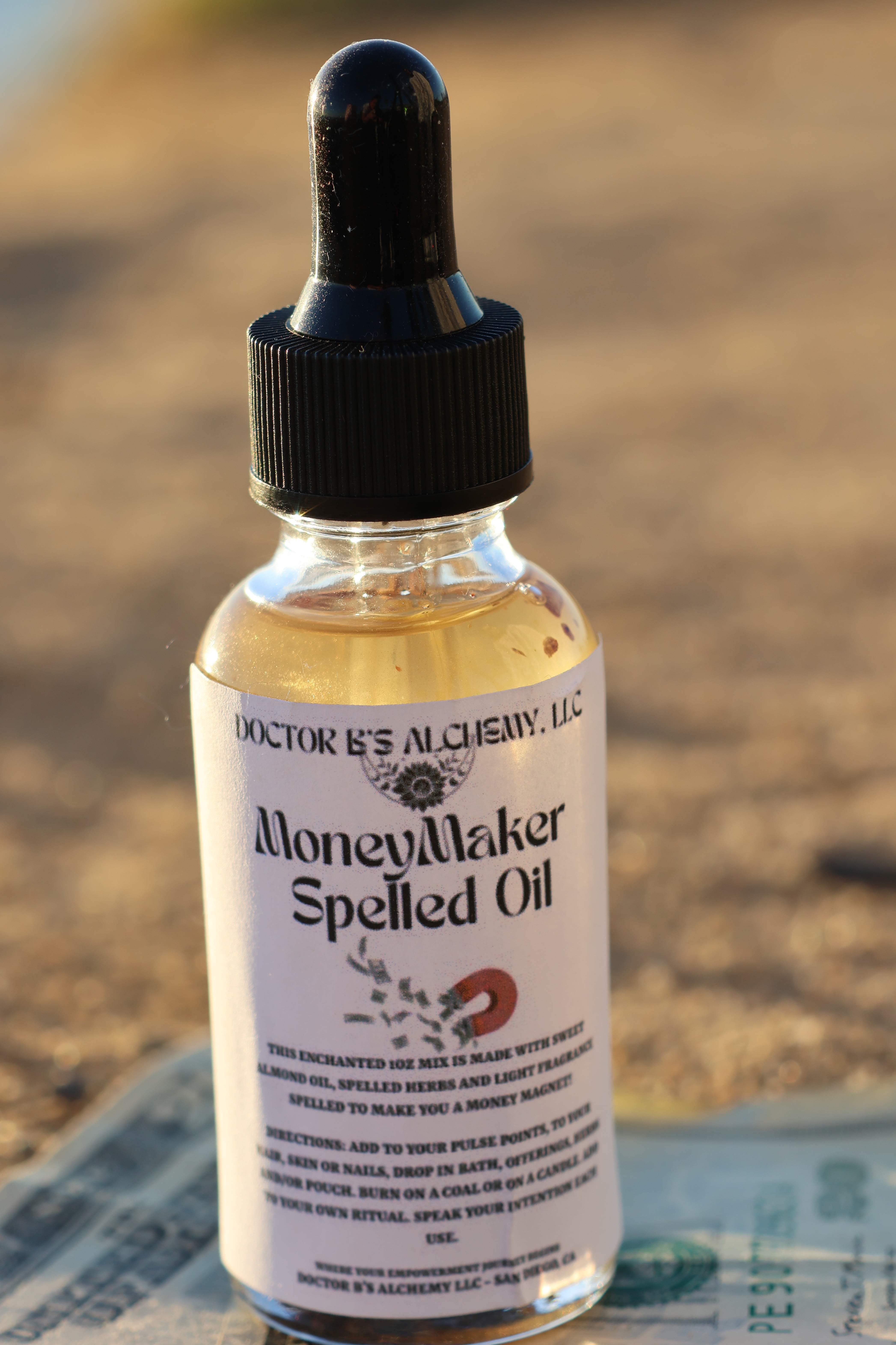 MoneyMaker Spelled Oil To Draw In Money