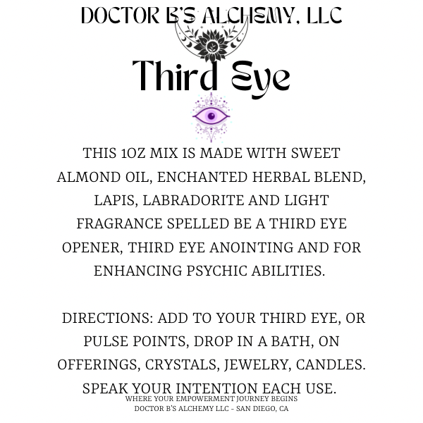 Third Eye Spelled Oil 