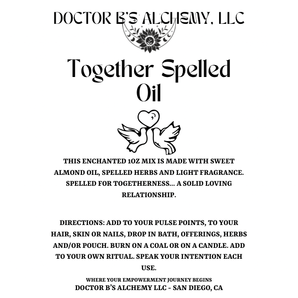 Together Spelled Oil For Romantic Relationships 