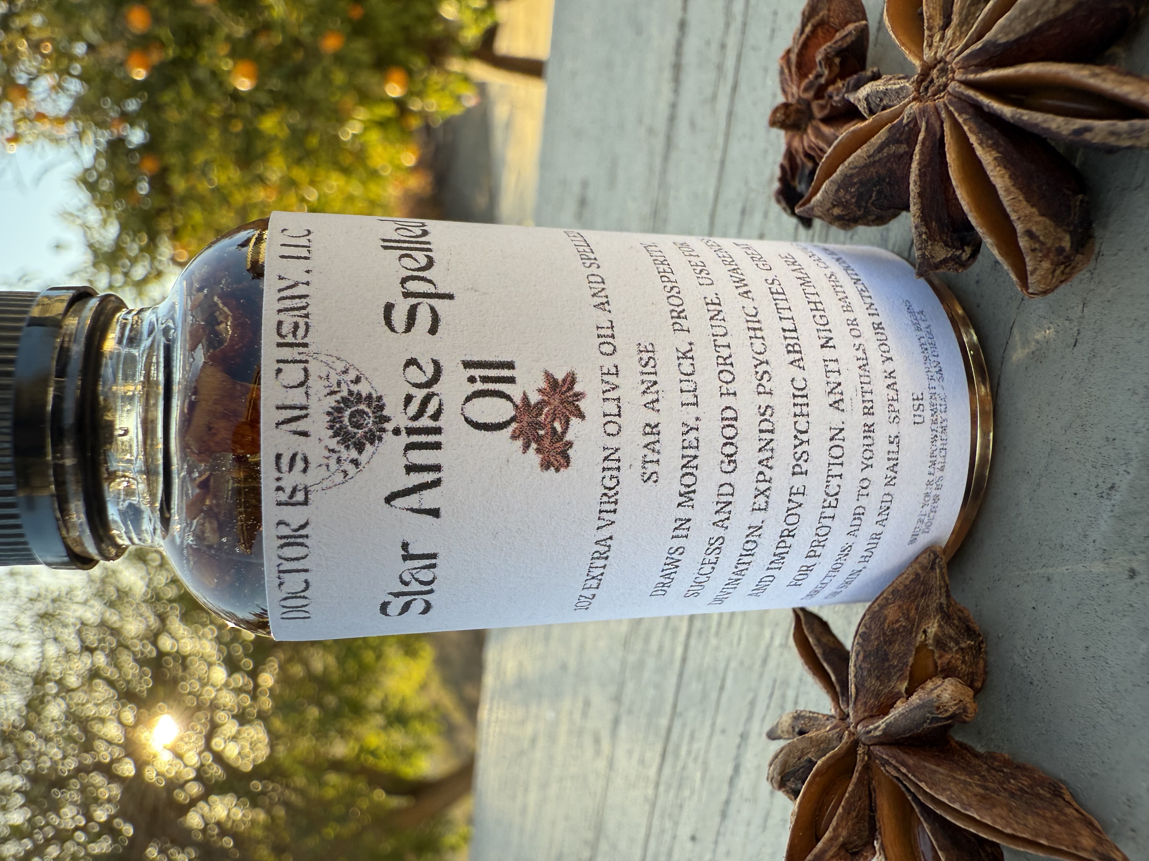 Star Anise Spelled Oil