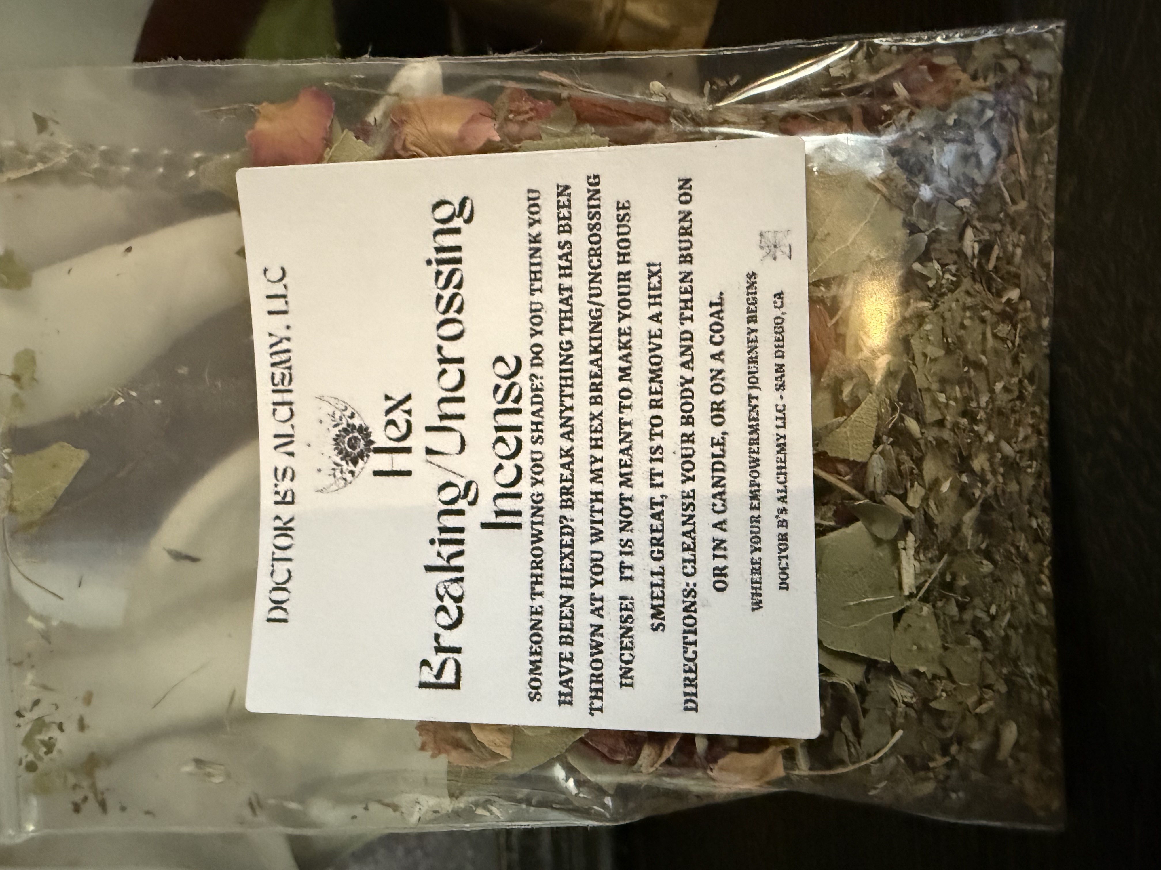 Hex Breaking/Uncrossing Incense 