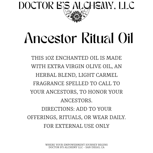 Ancestor Ritual Oil