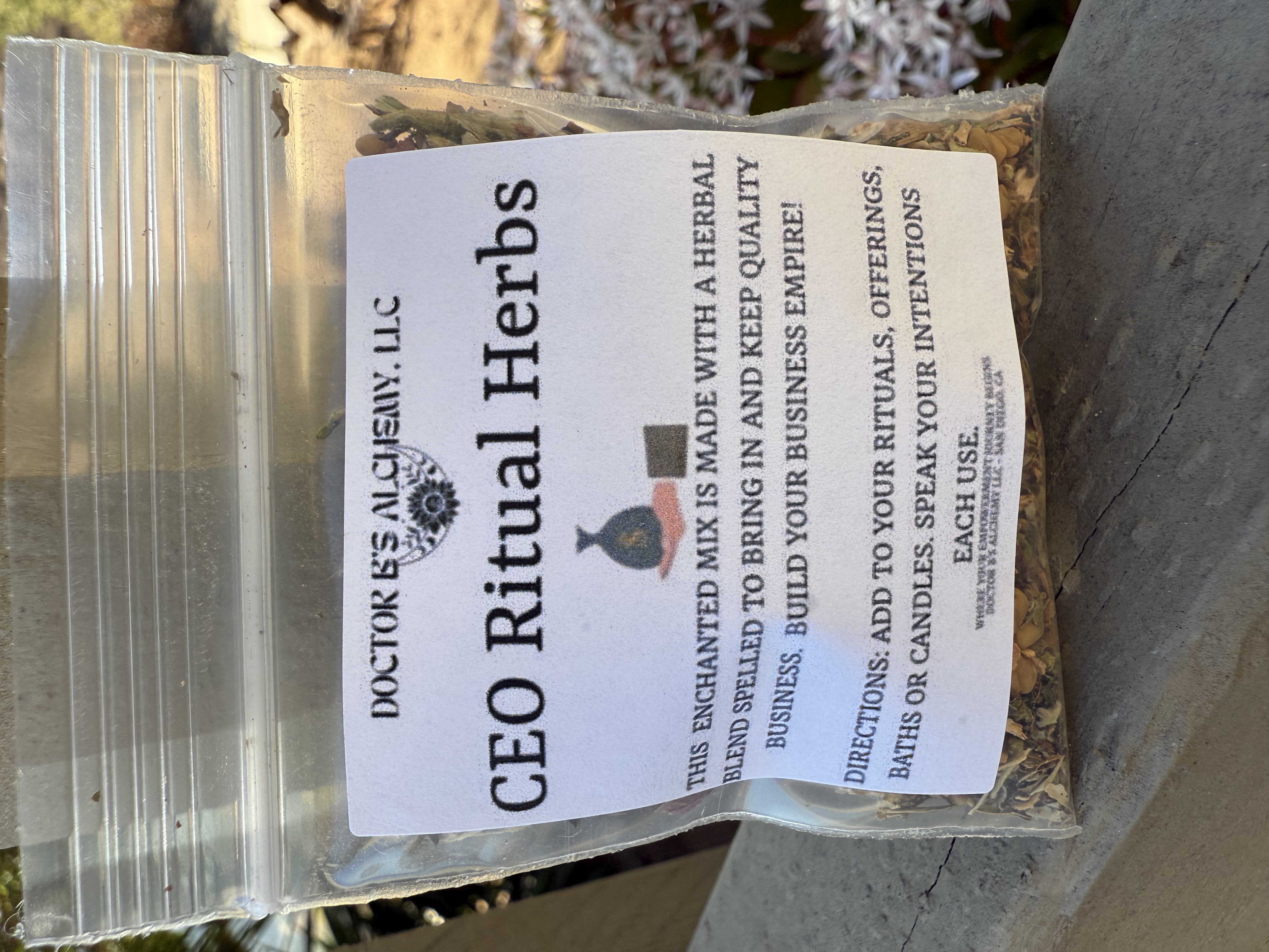 CEO Ritual Herbs For Business Owners