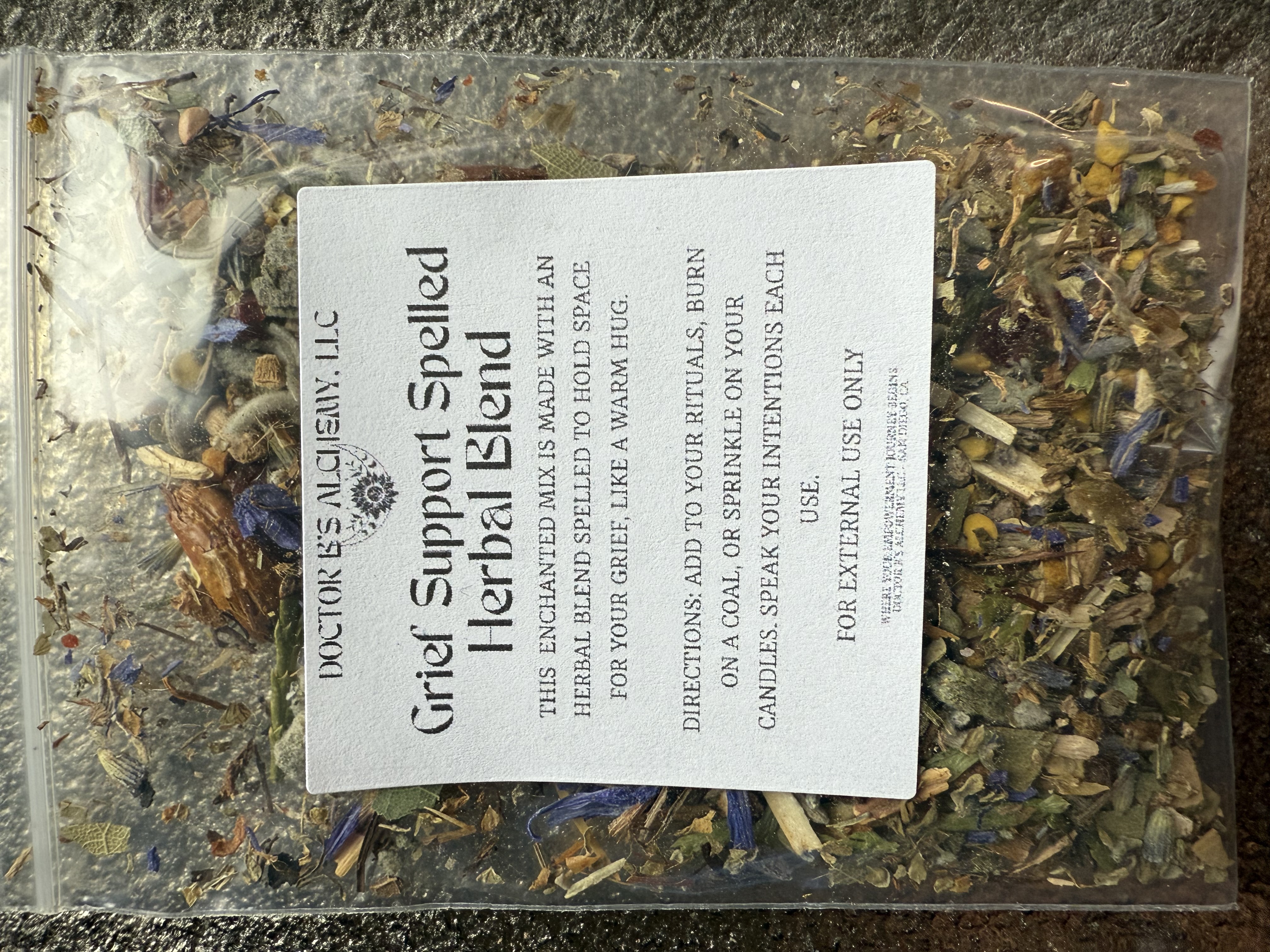 Grief Support Spelled Herbal Blend