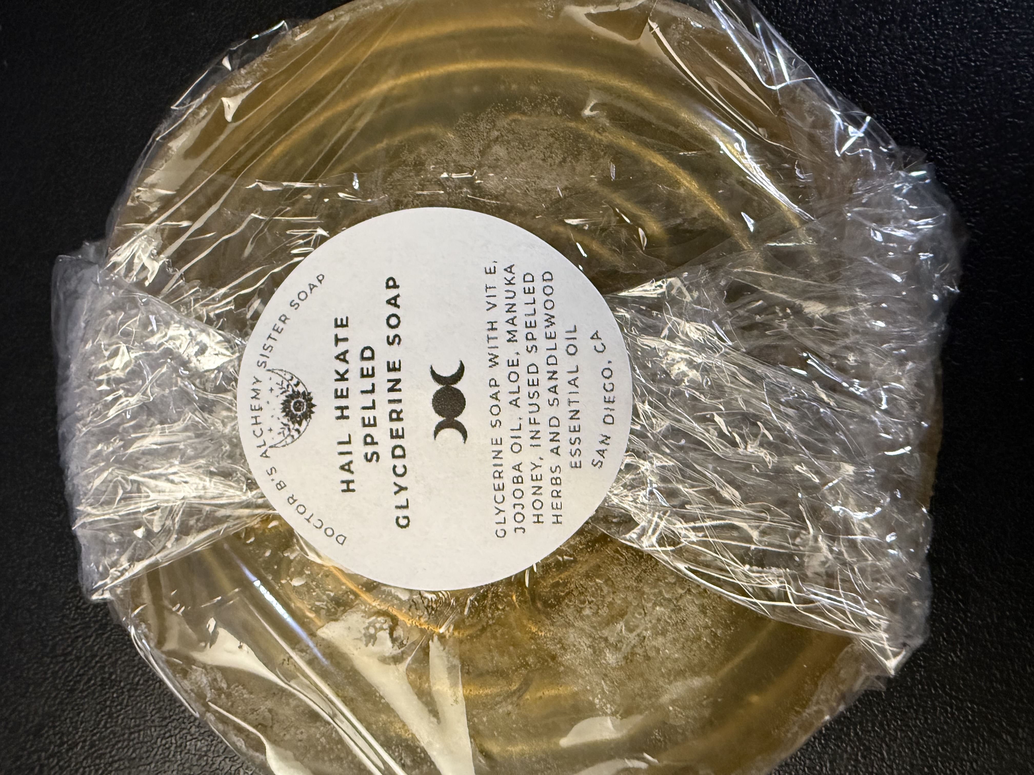 Hekate Spelled Glycerine Soap