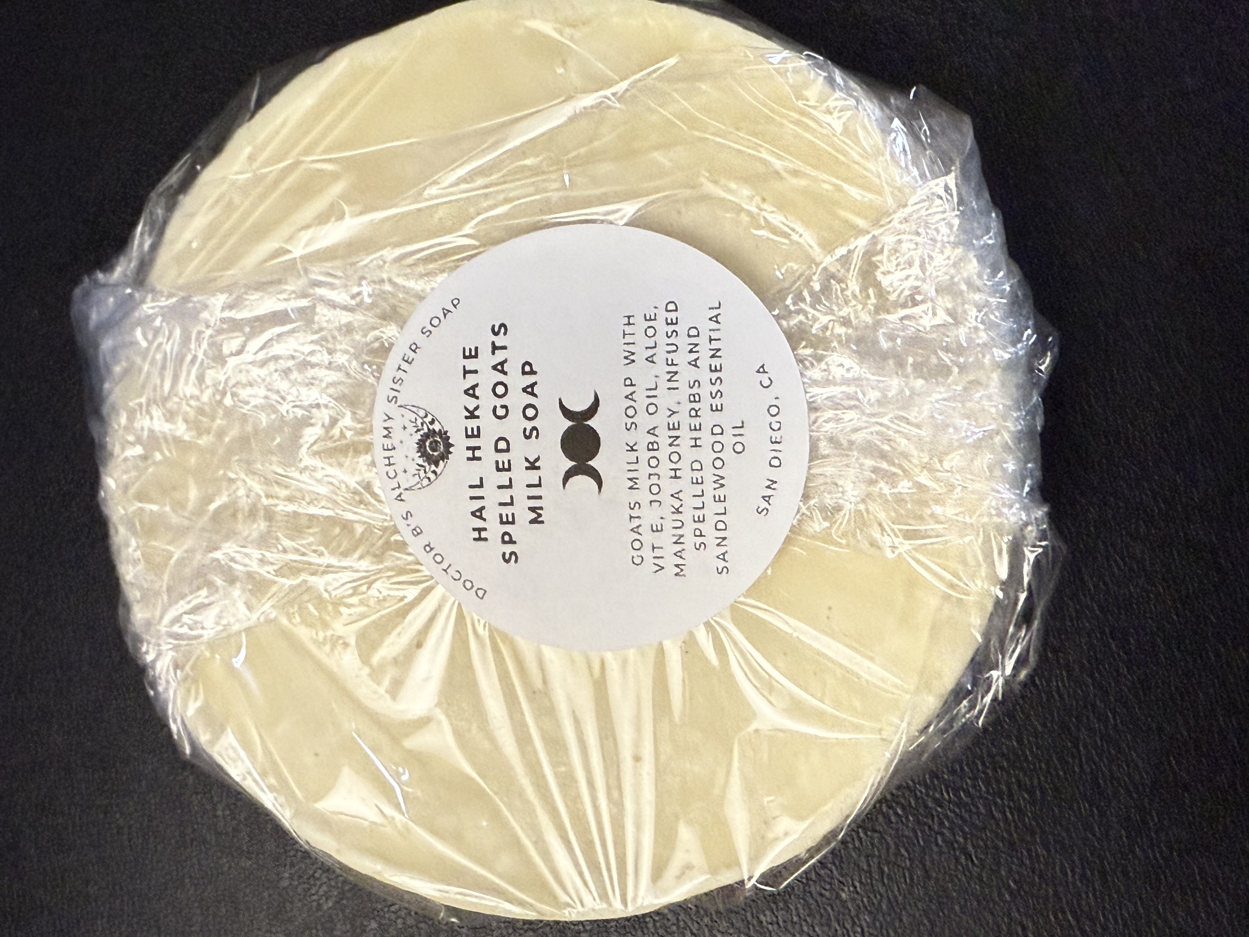 Hail Hekate Spelled Goats Milk Soap