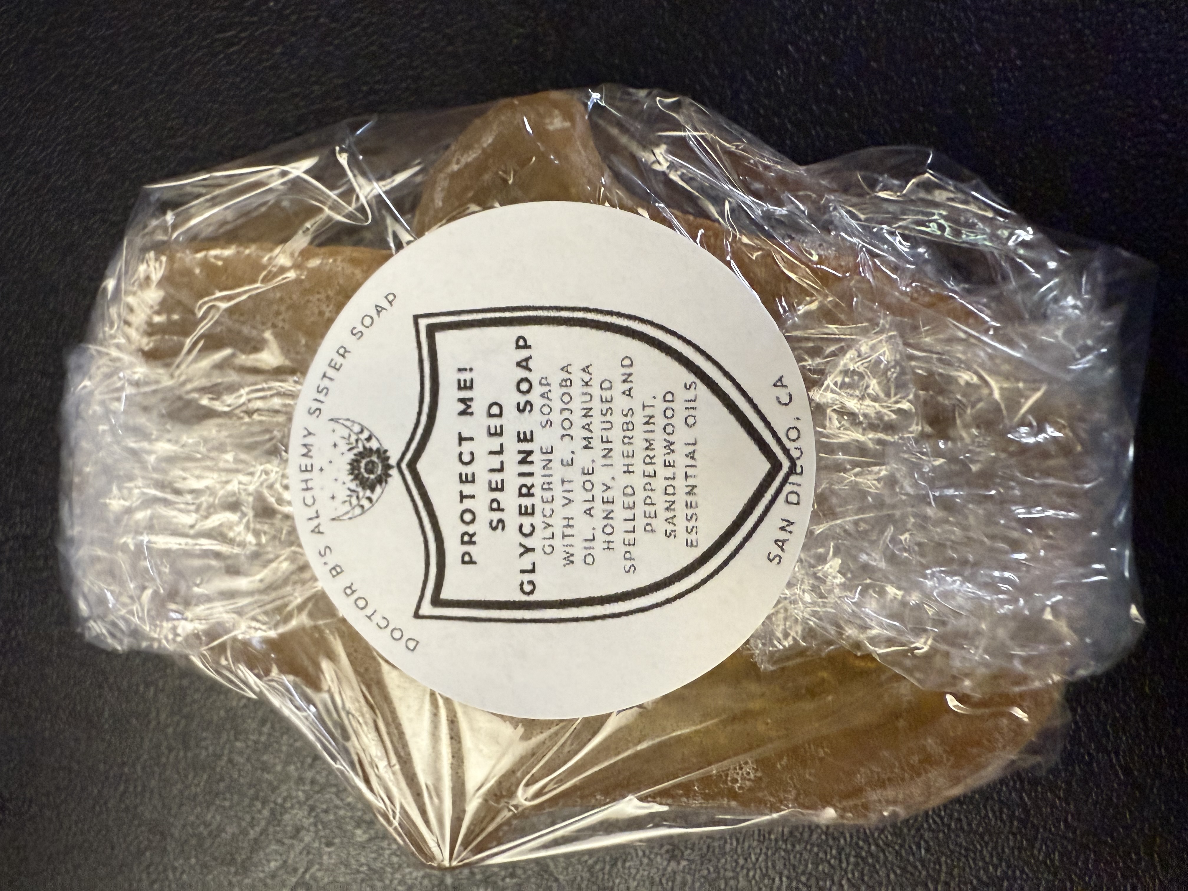 Protect Me! Spelled Glycerine Soap