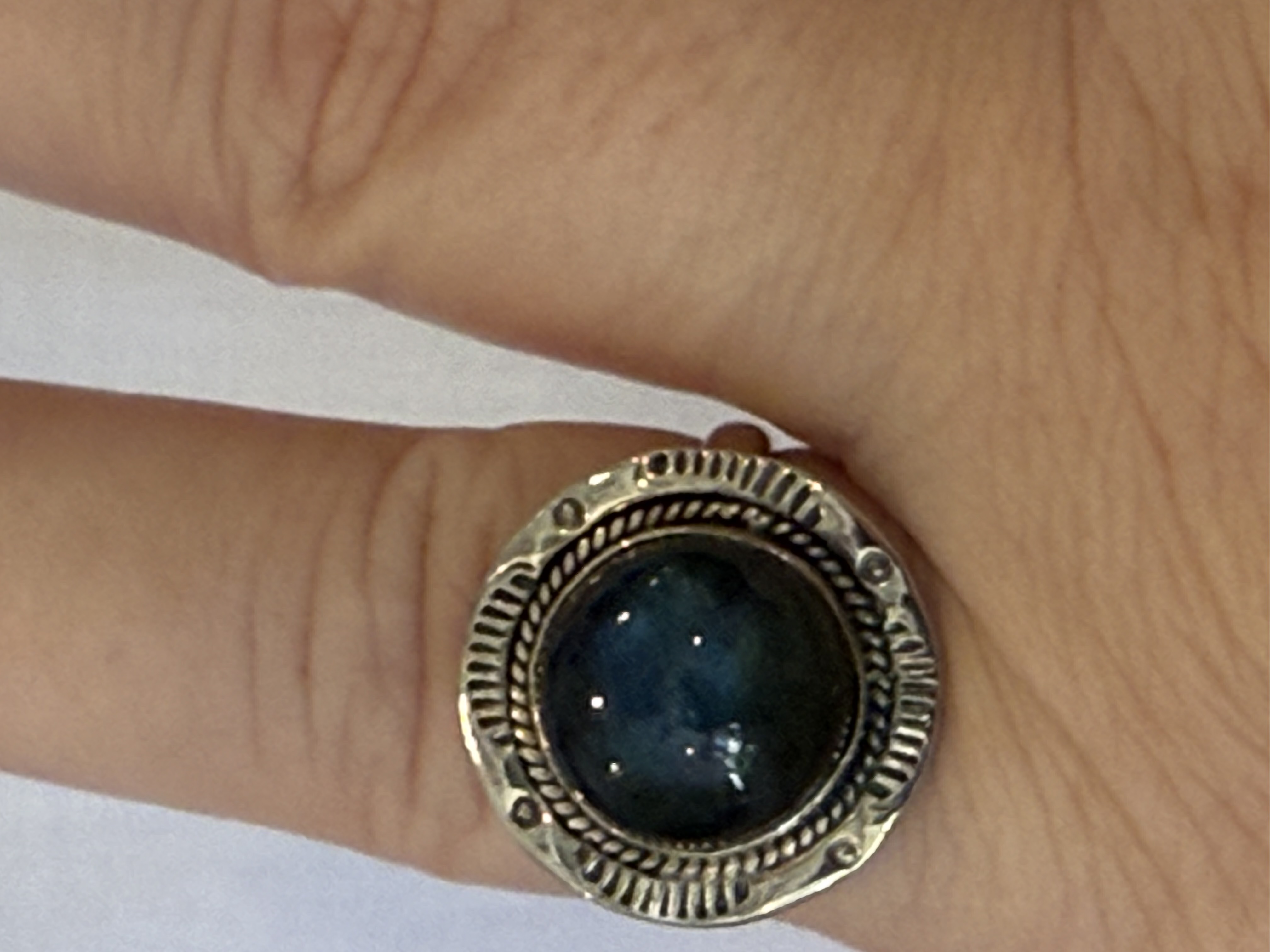 Labradorite 925 Silver Talisman