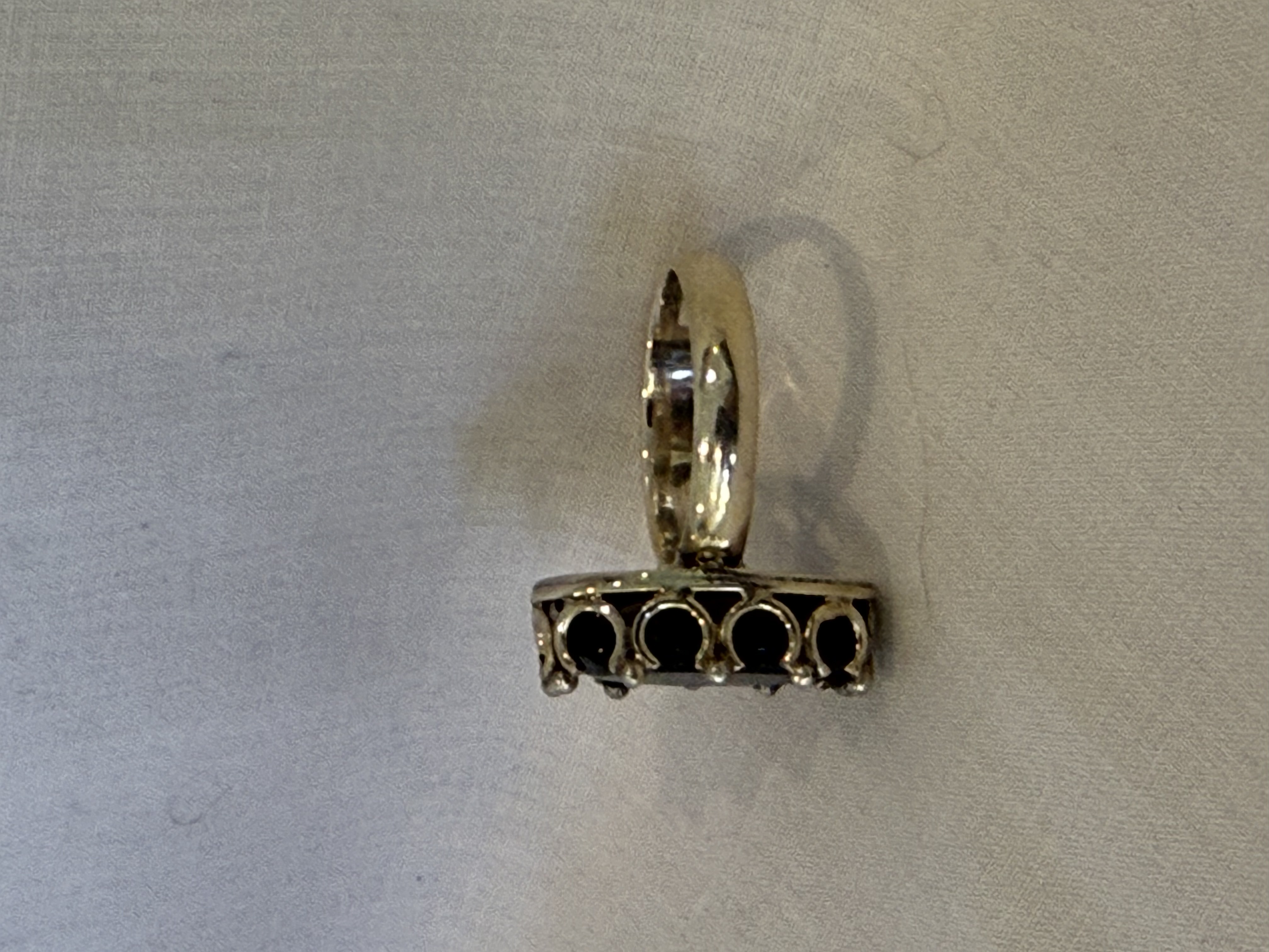 Blue Labradorite 925 Silver Ring Talisman