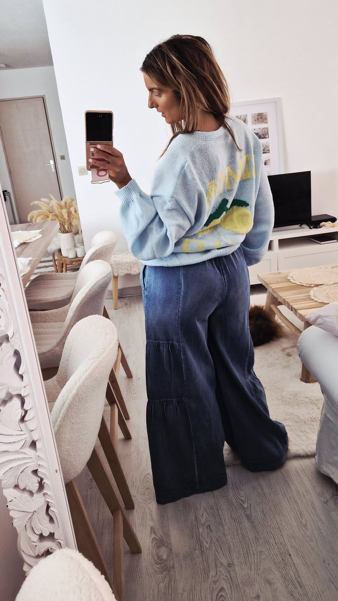 Pantalon large ZOE
