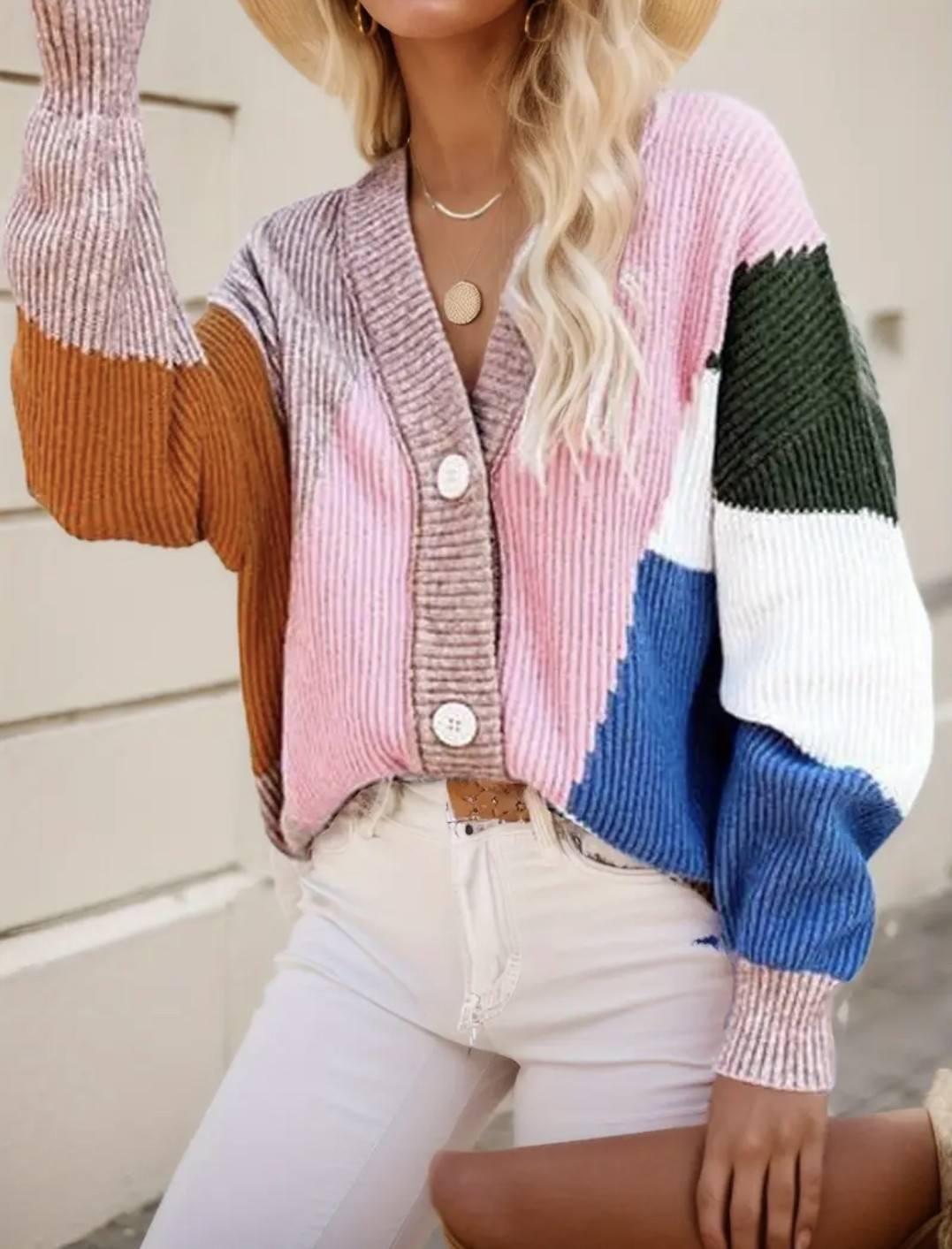 Gilet patchwork automne LOUNA