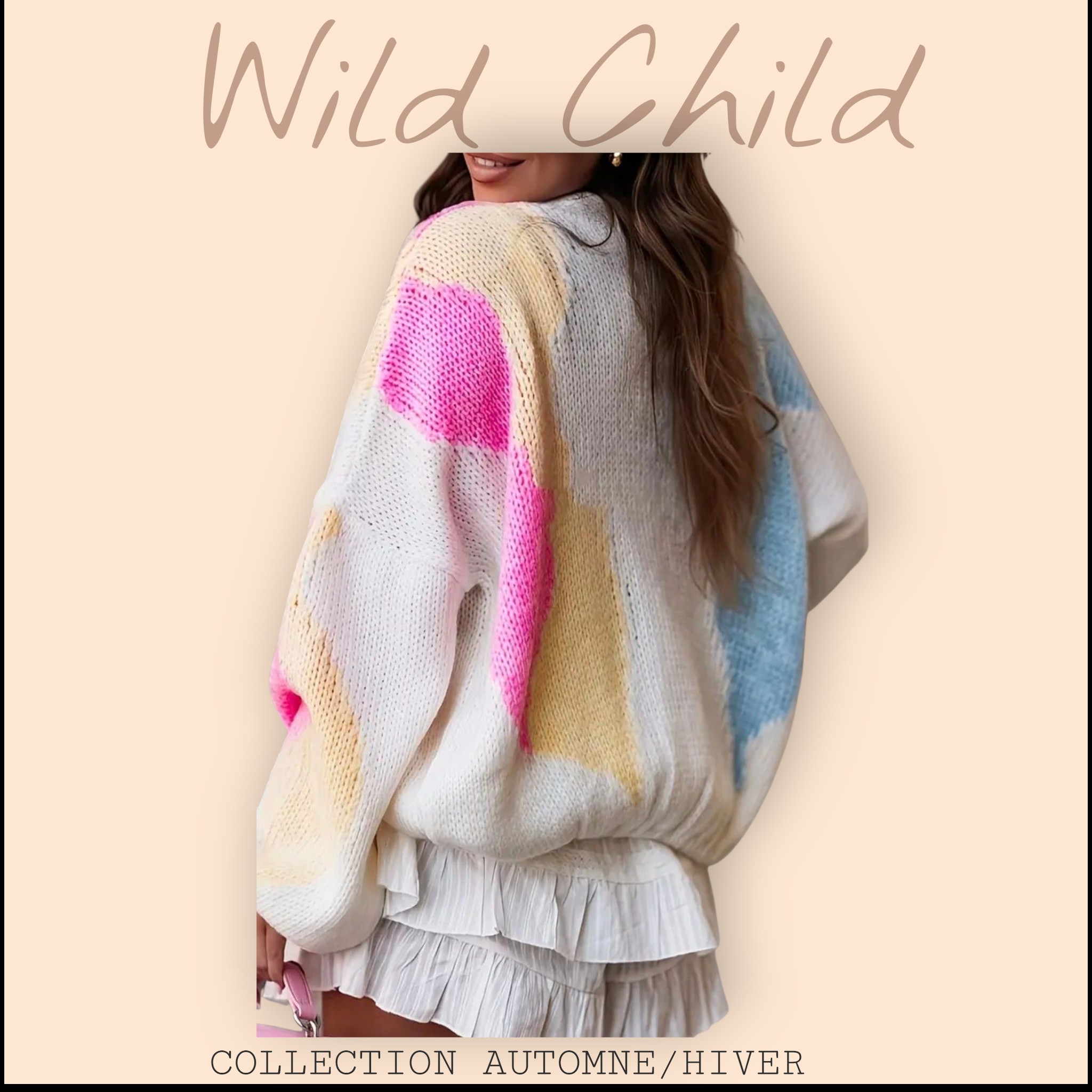 Gilet multicolore BUBBLE