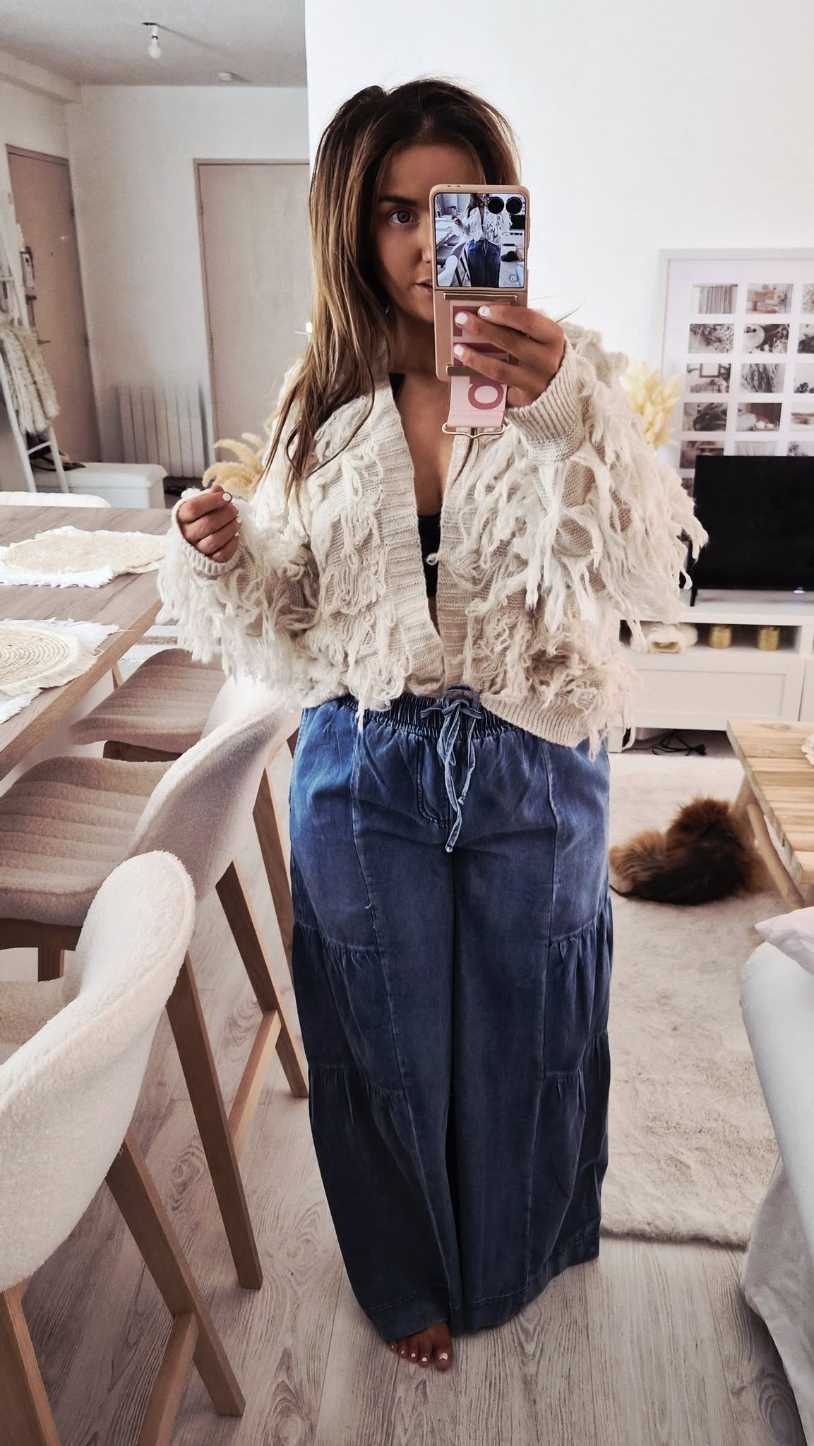 Pantalon large ZOE