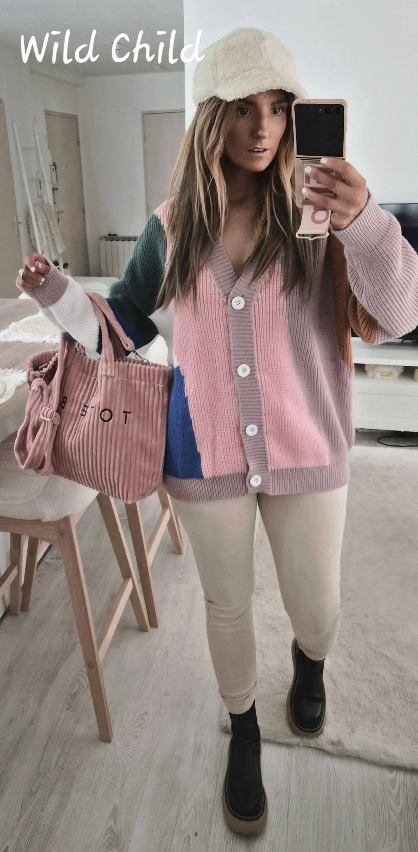 Gilet patchwork automne LOUNA