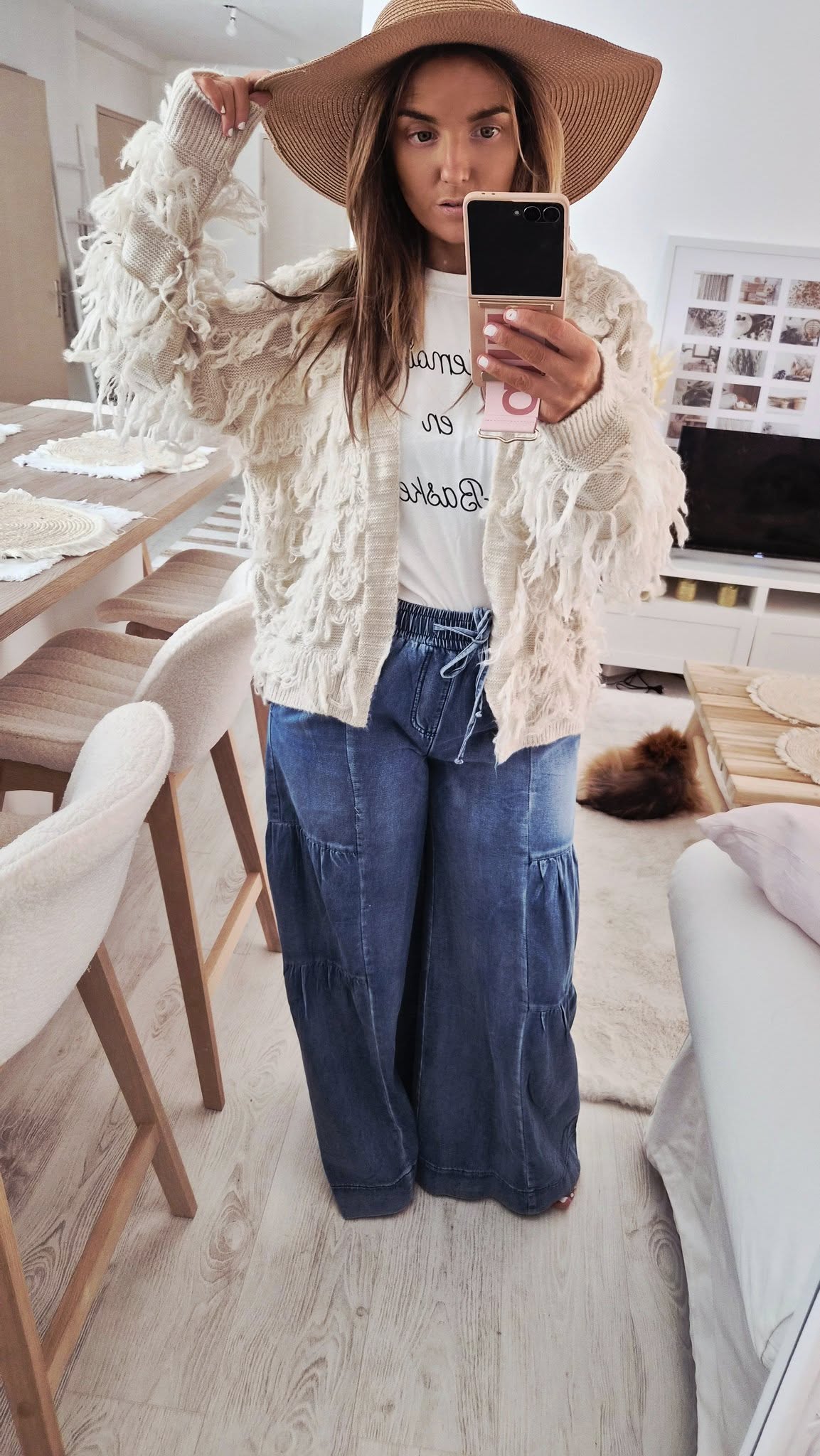 Pantalon large ZOE