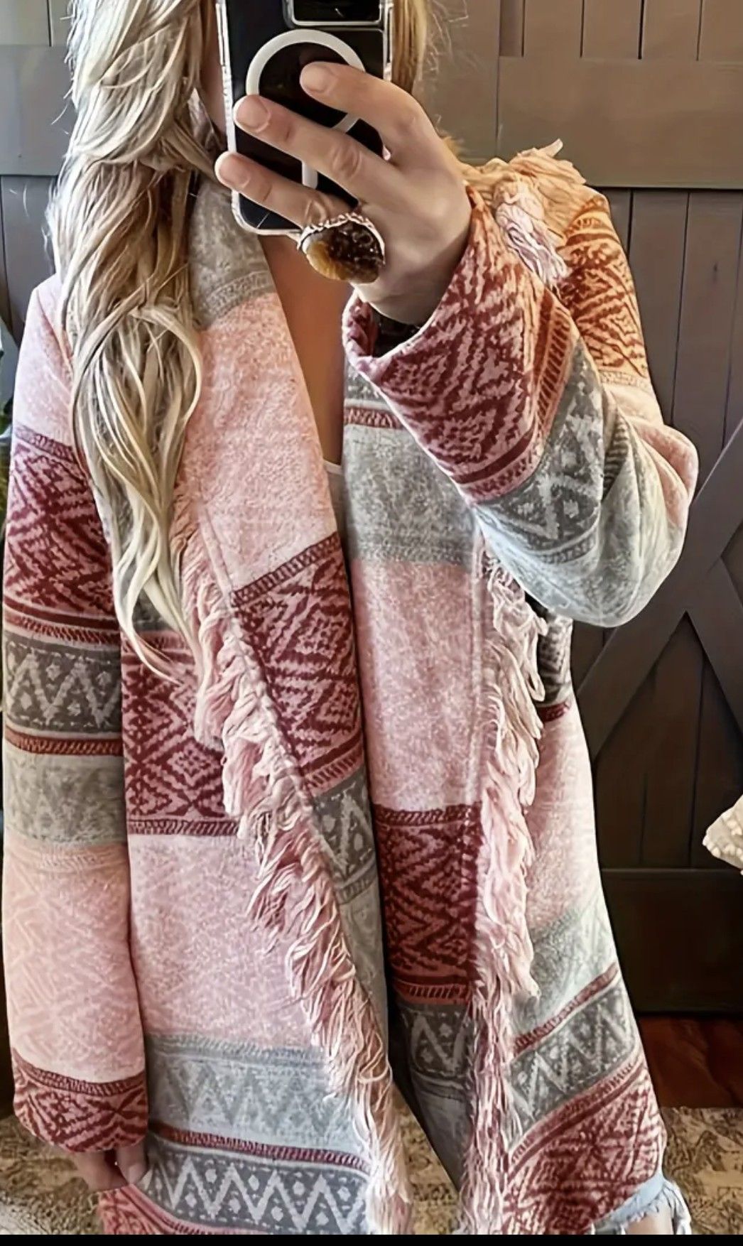 Gilet patchwork bohème BILLY PRE COMMANDE