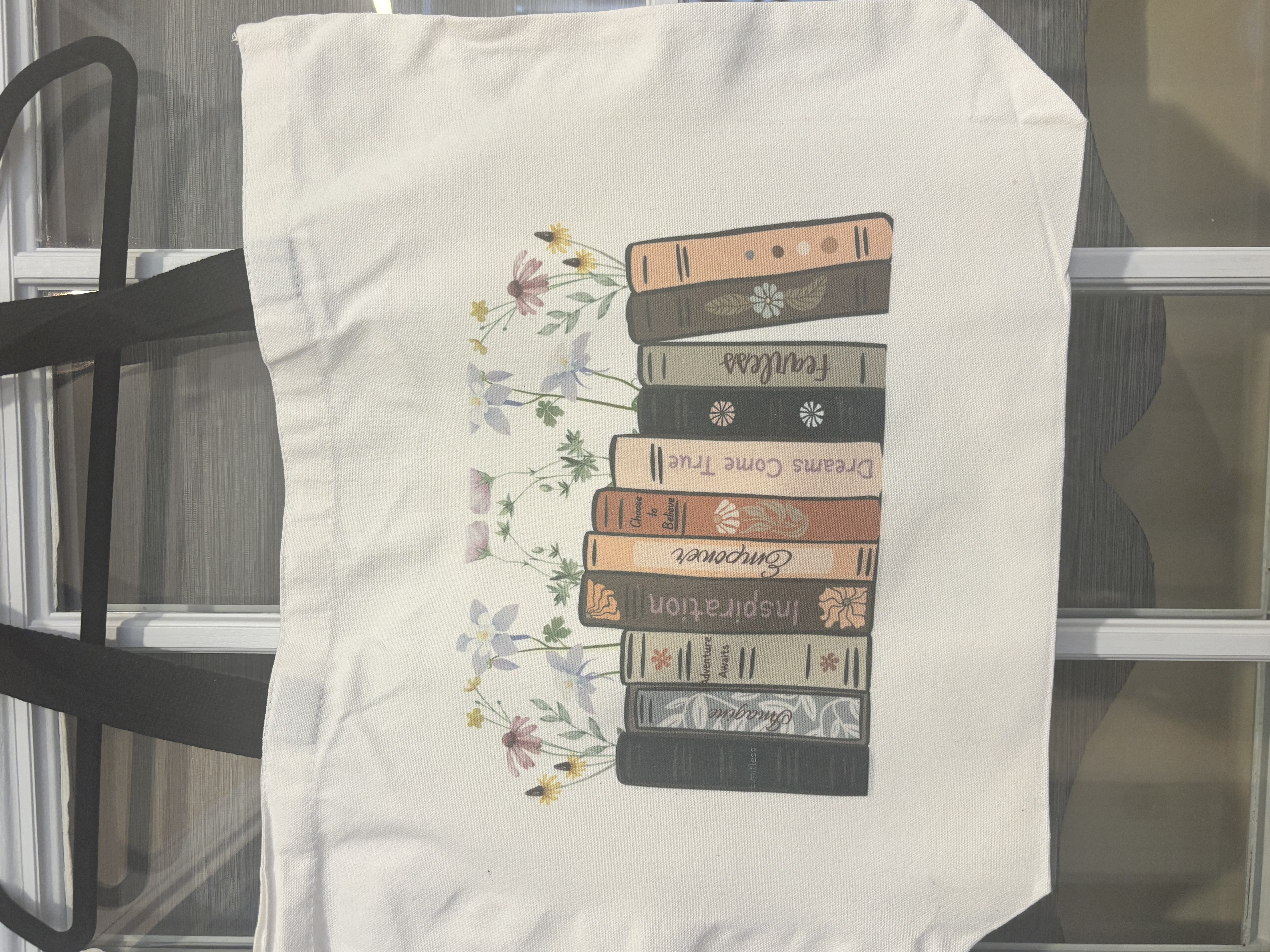 Book Lover Canvas Tote Bag