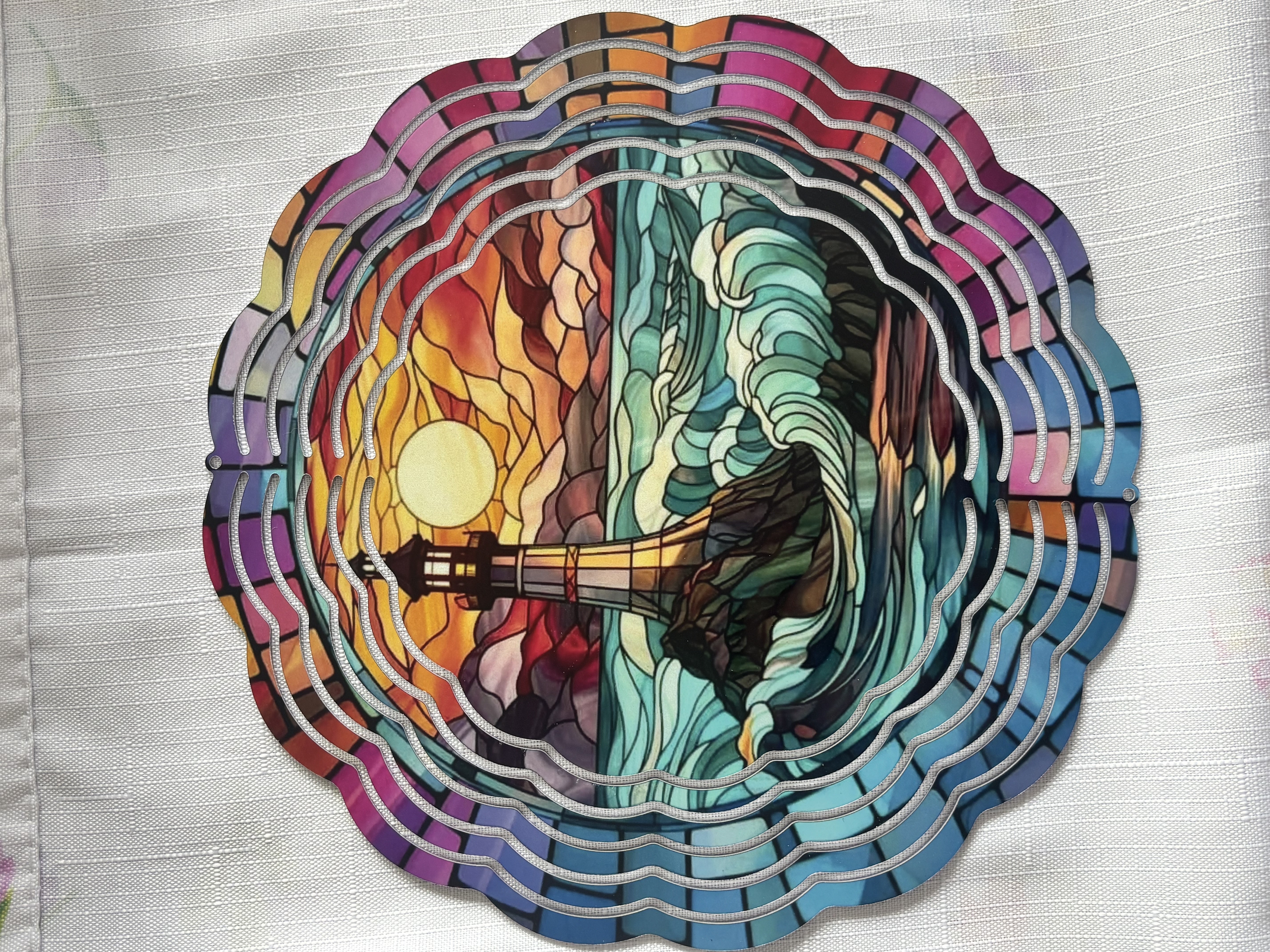 Colorful Lighthouse Wooden Puzzle