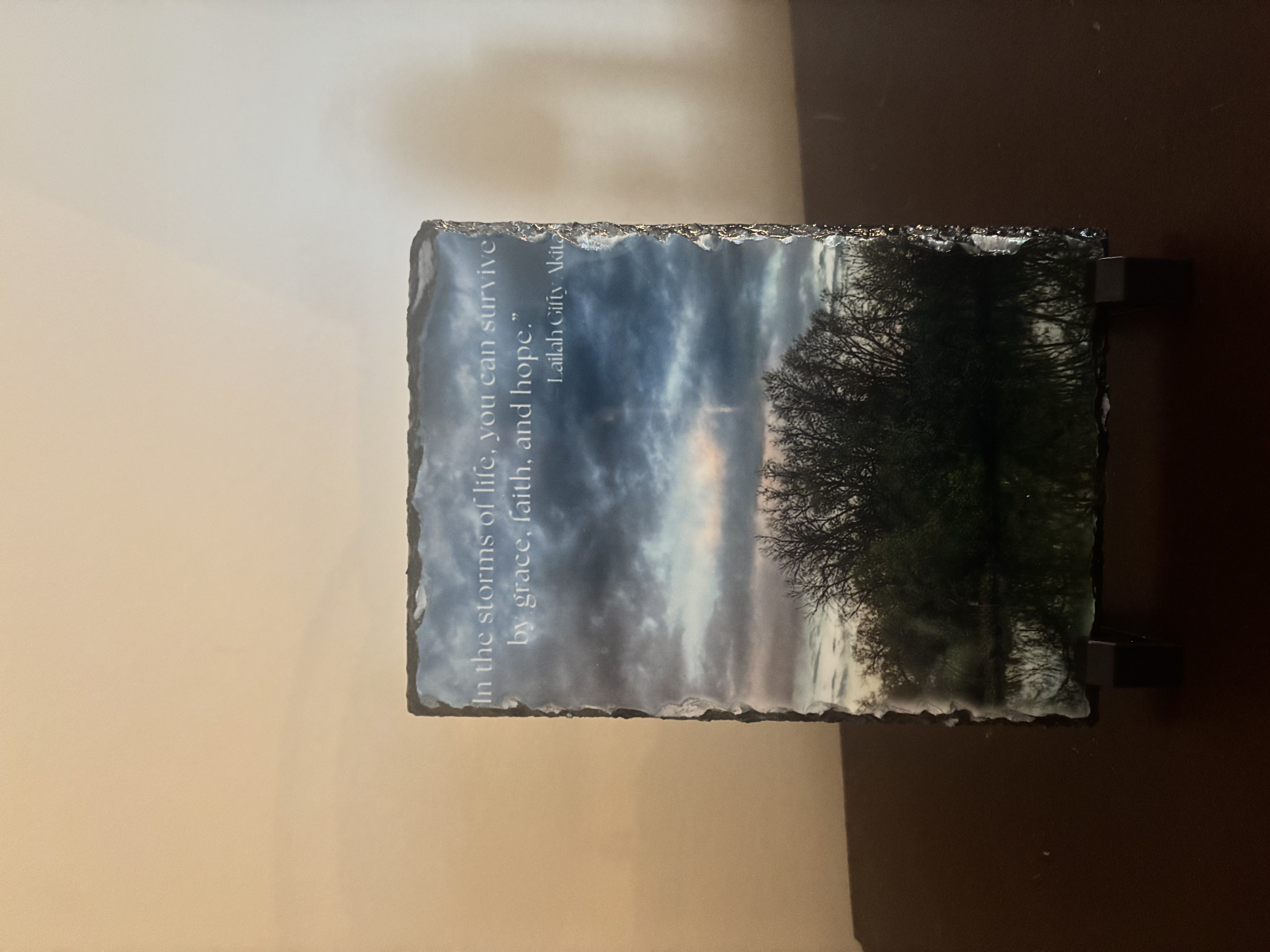 Personalized Photo Slate Plaque