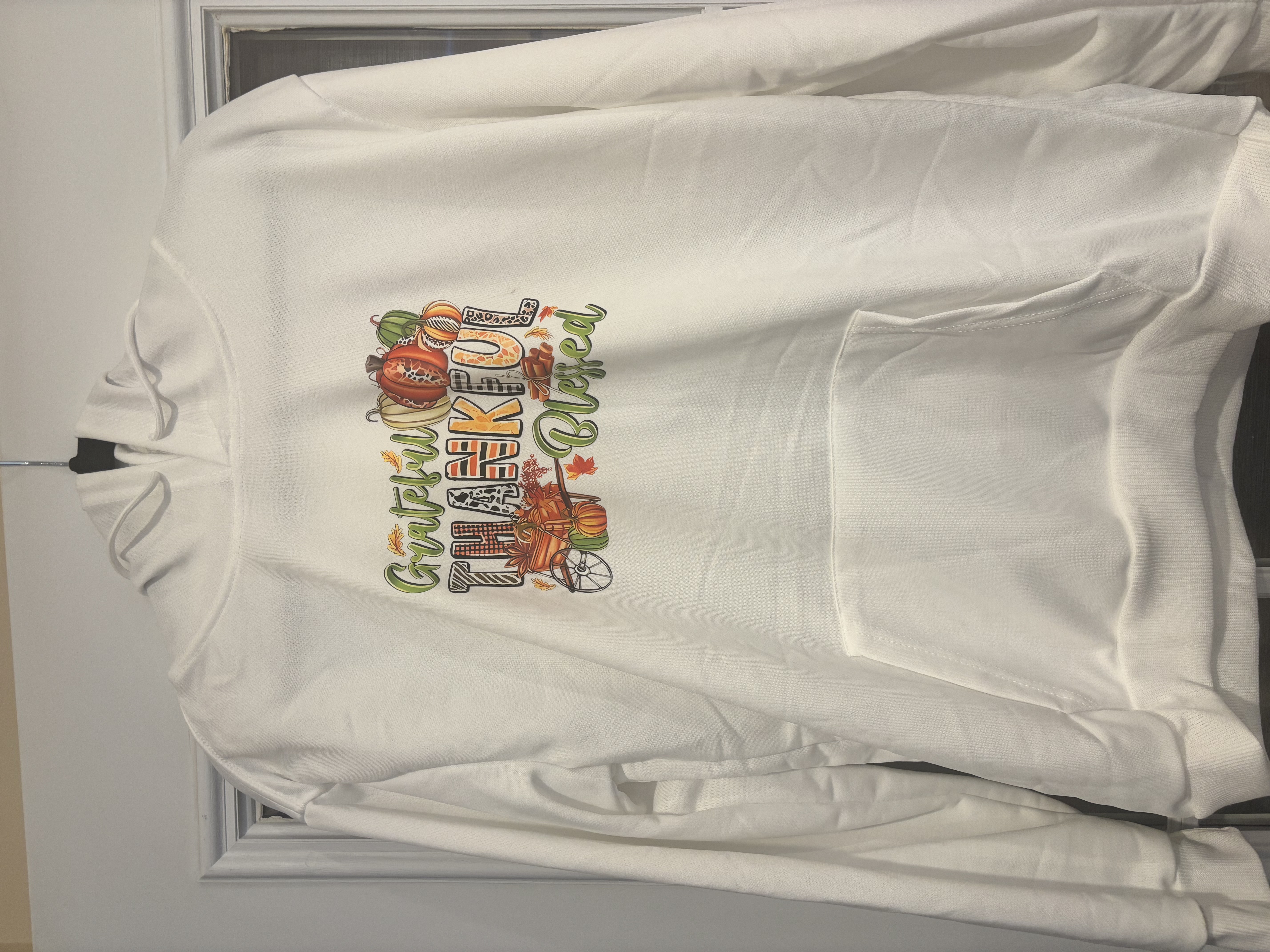 Thankful Pumpkin Graphic Hoodie