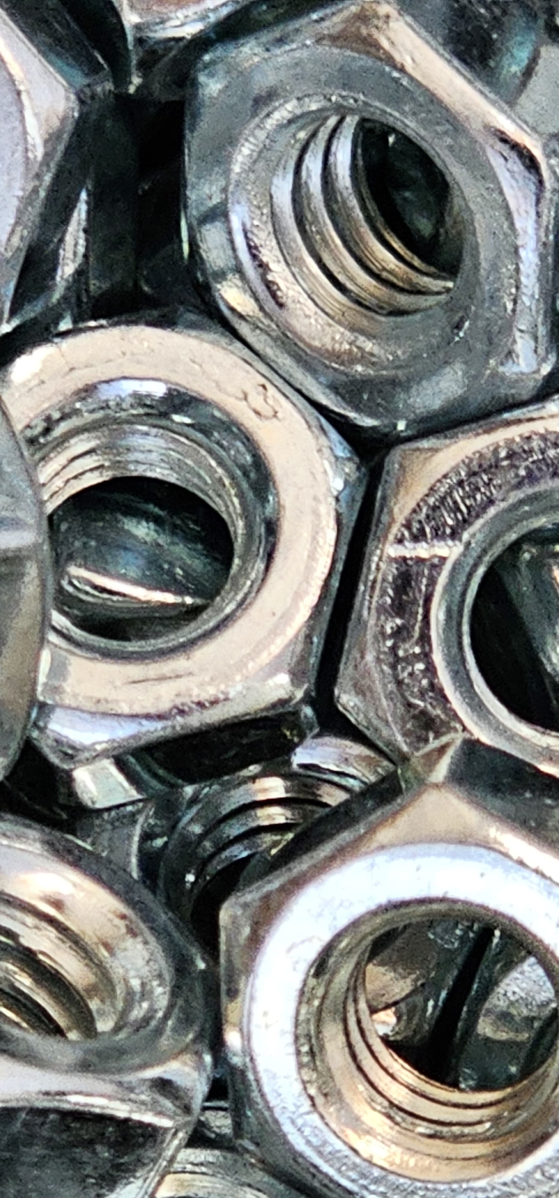 Tuercas Hexagonales 1/4 x 20 UNC ZA x 100 unidades