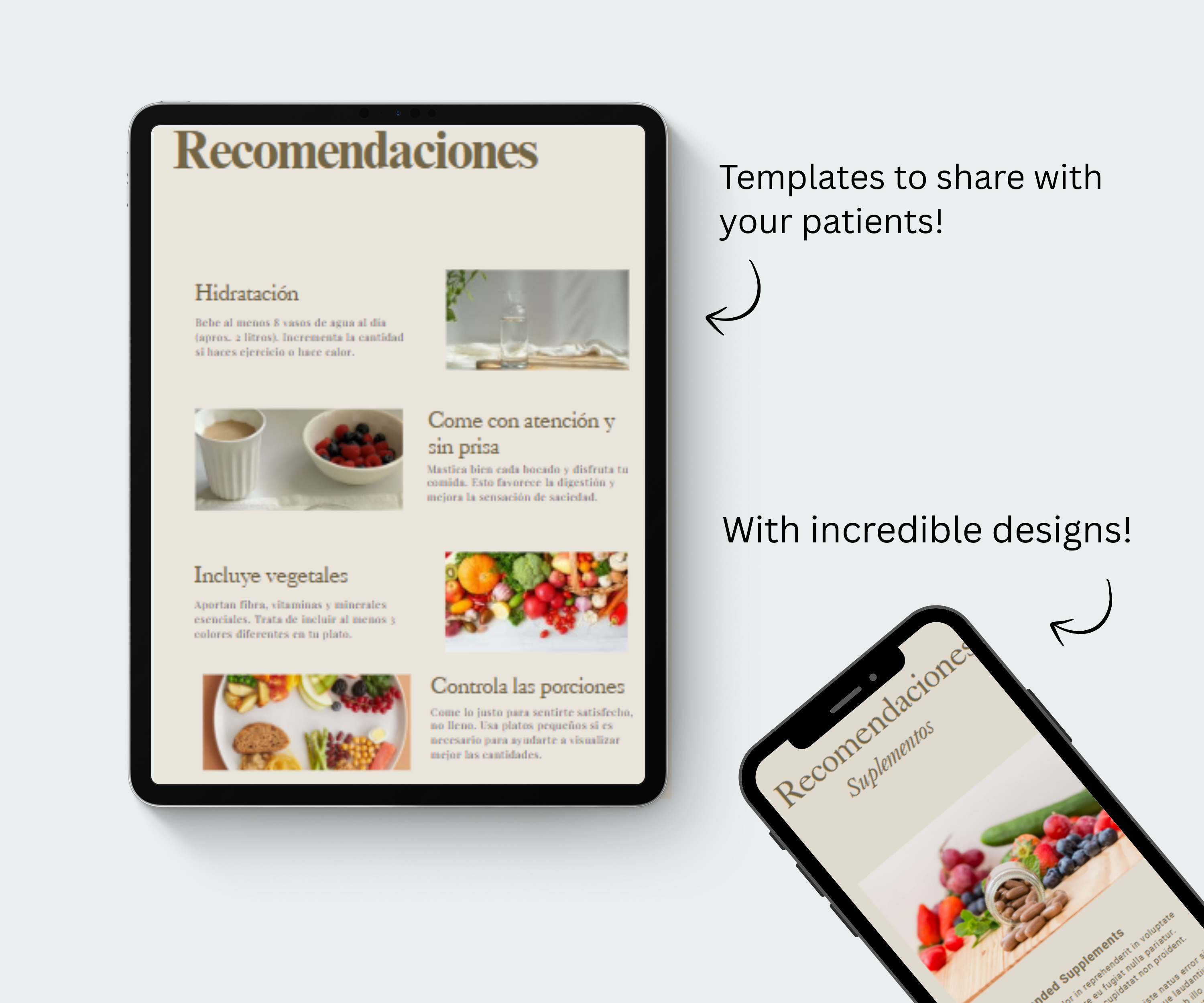 Smart Menus for Smart Nutritionists