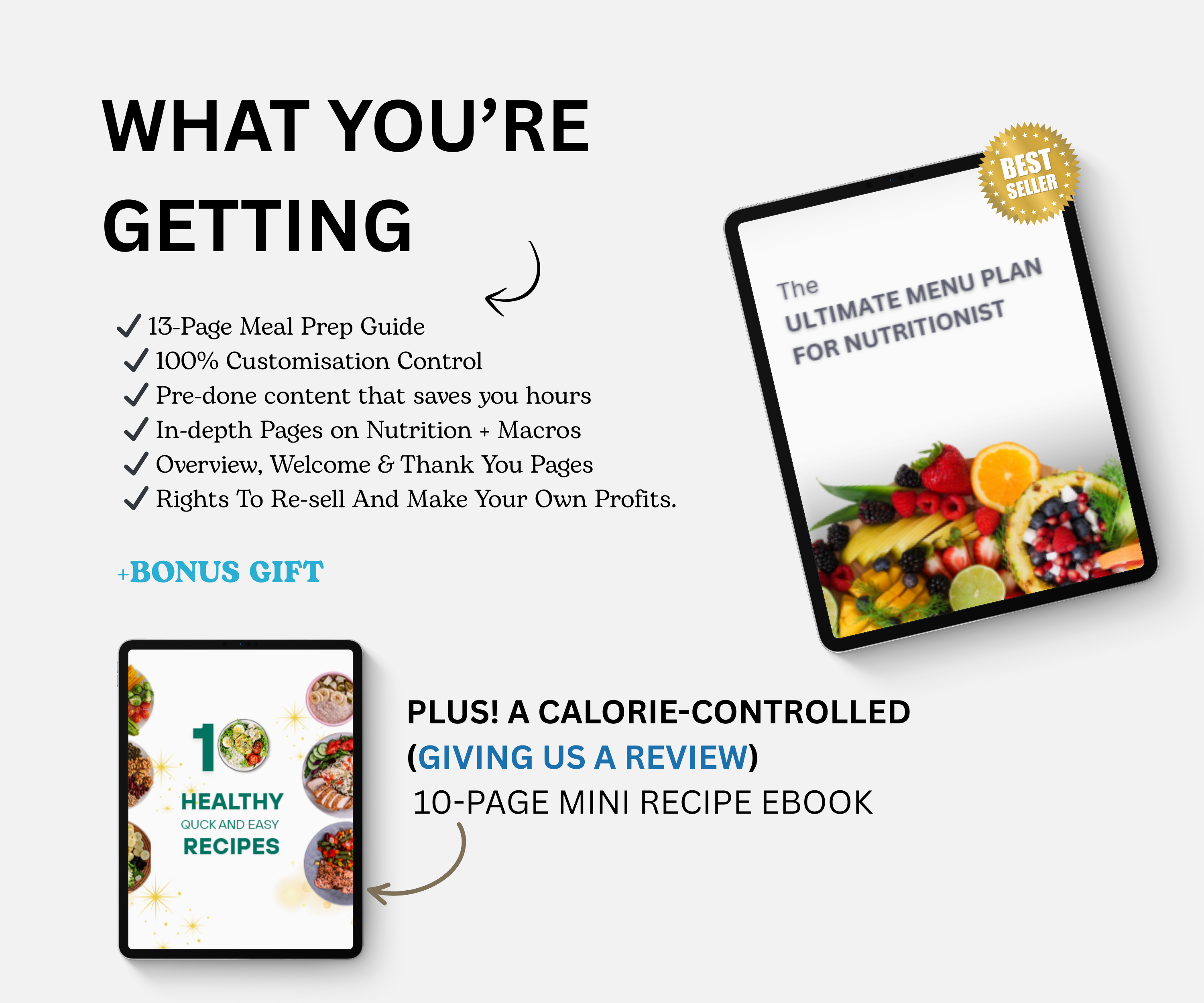 Ultimate Complete Menu for Nutritionists