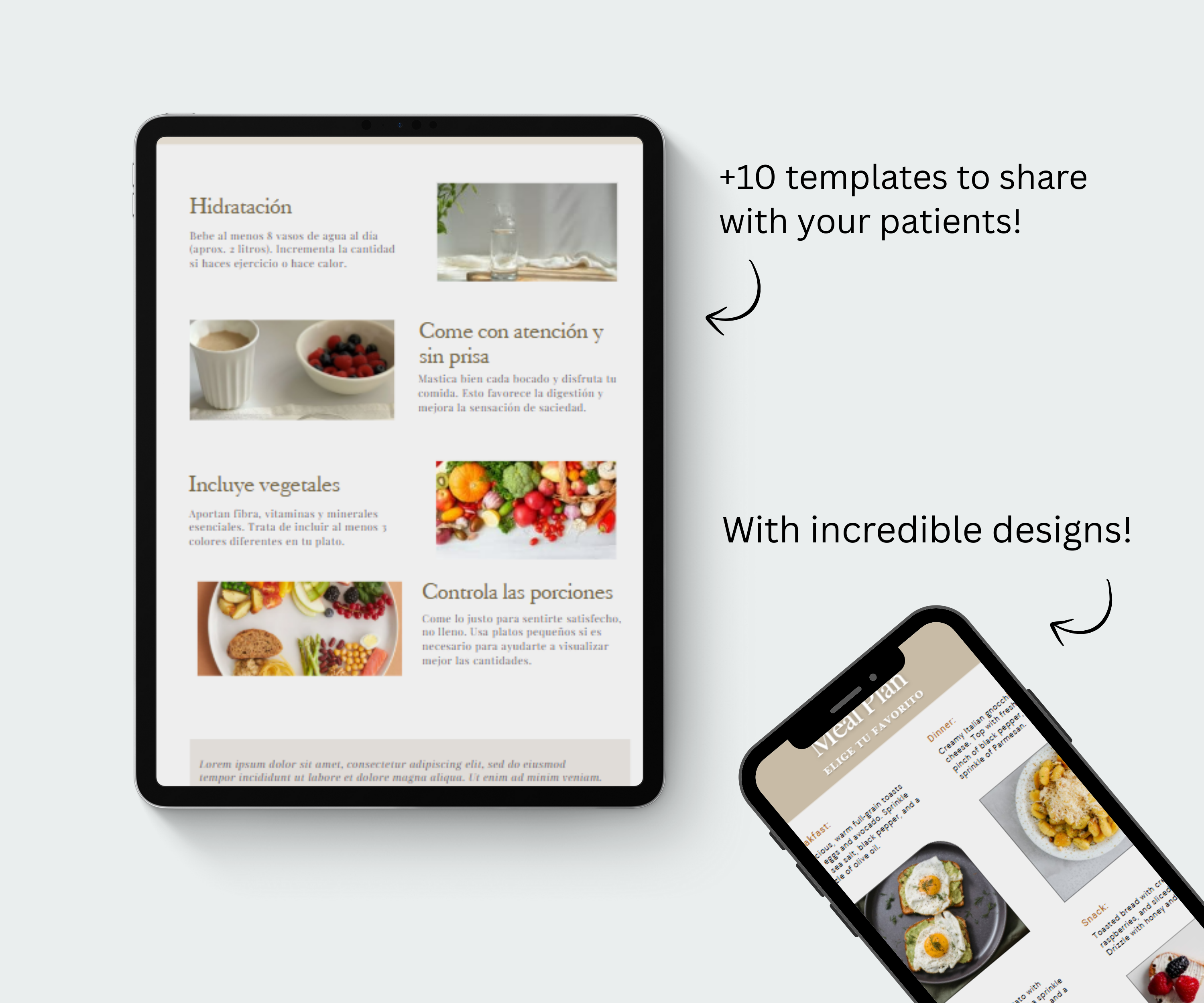 Menu Template for Busy Nutritionists